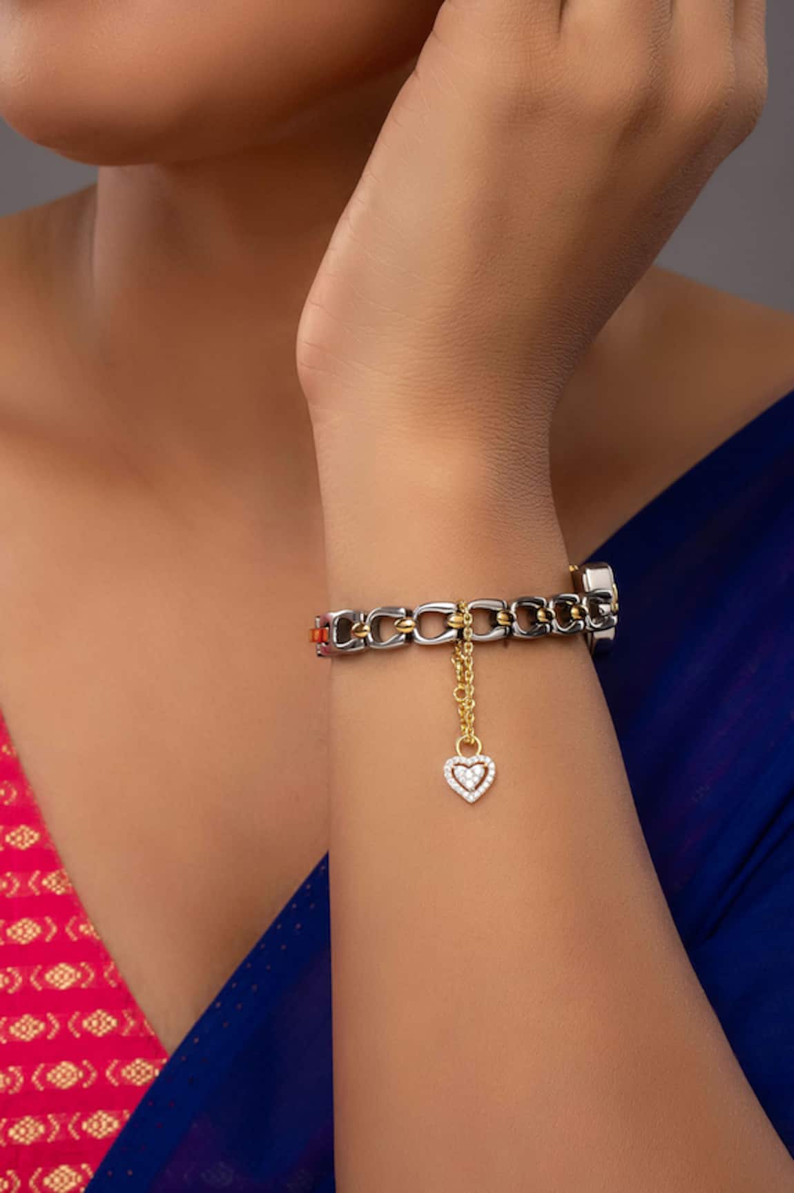Sica Jewellery Radiant Heart Shaped Watch Charm 