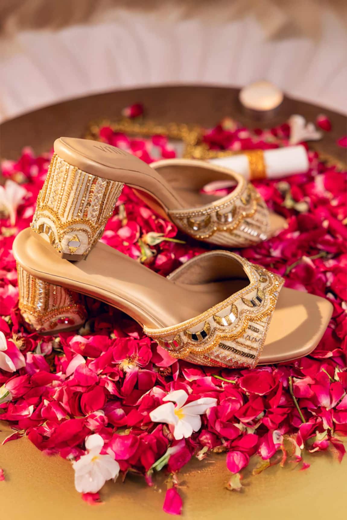 House Of Vitti India Chaand Banno Block Heels