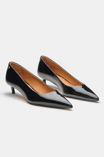Oroh Belen Pointed Toe Kitten Heel Pumps 
