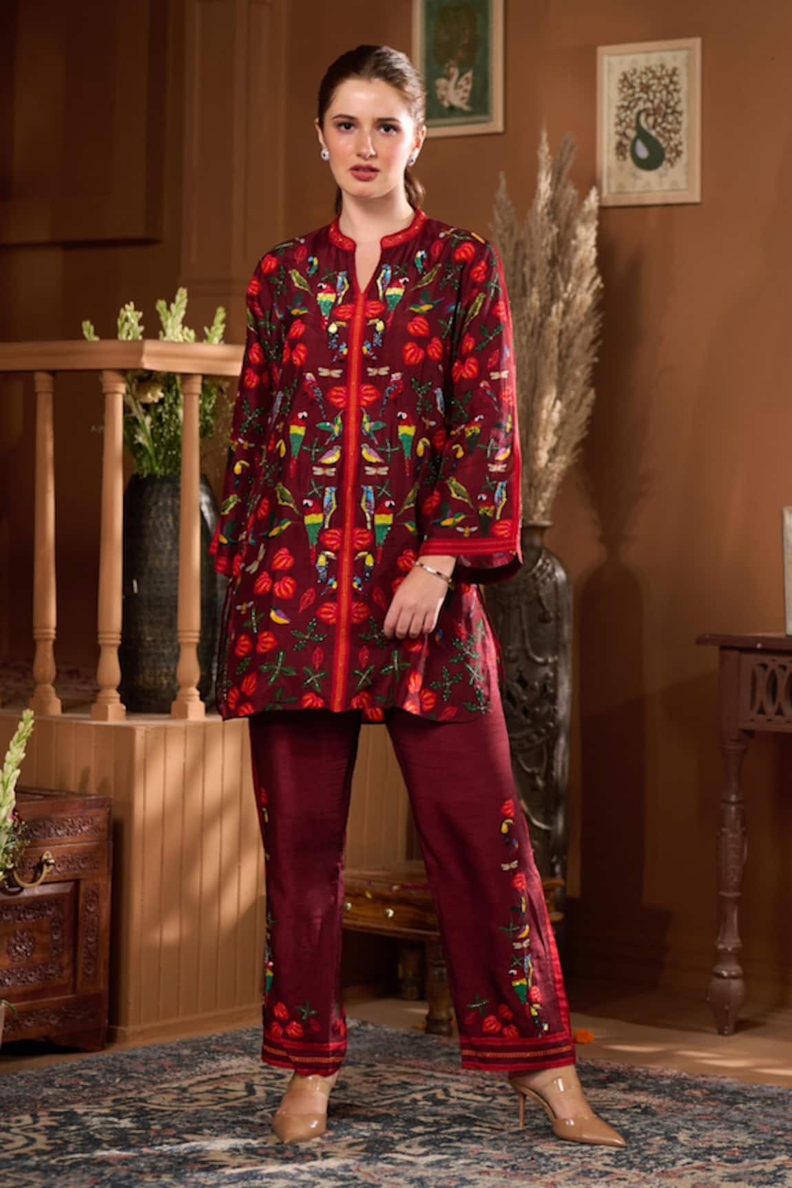Taroob Bagh-E-Bulbul Embellished Kurta With Pant