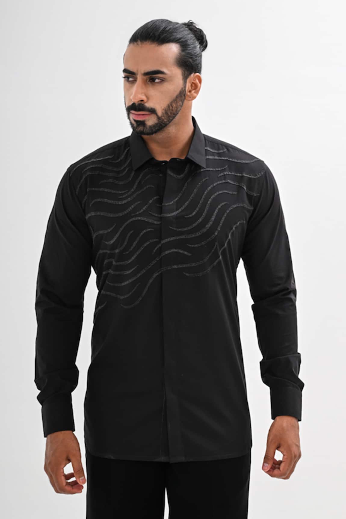 Kalpana Naik Echo Storm Hand Embroidered Shirt
