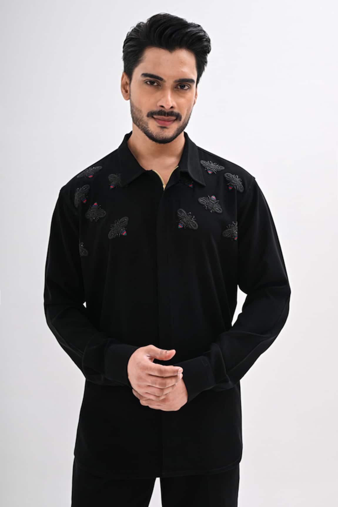 Kalpana Naik Nectaring Threads Hand Embroidered Shirt