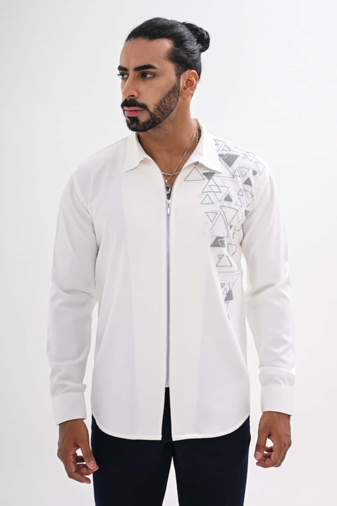 Kalpana Naik Horizon Wings Hand Embroidered Shirt