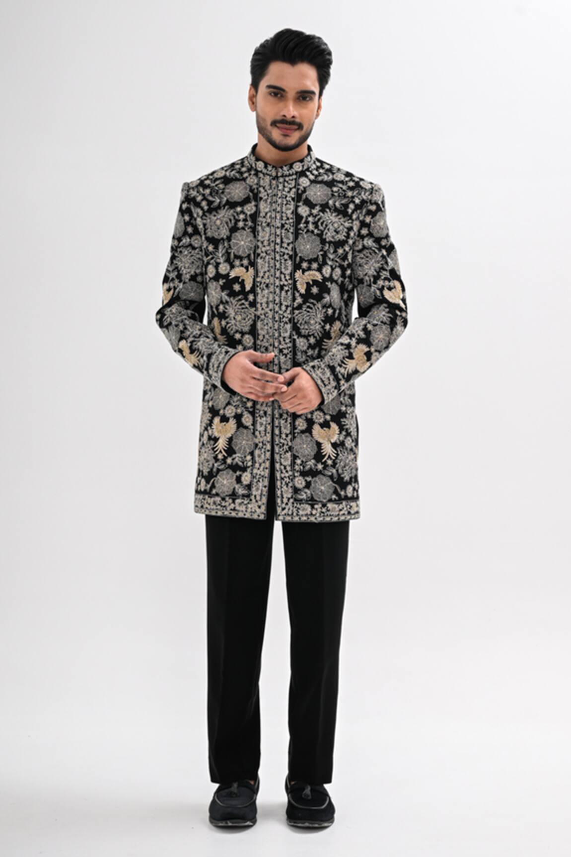 Kalpana Naik Banghira Embroidered Achkan Set 