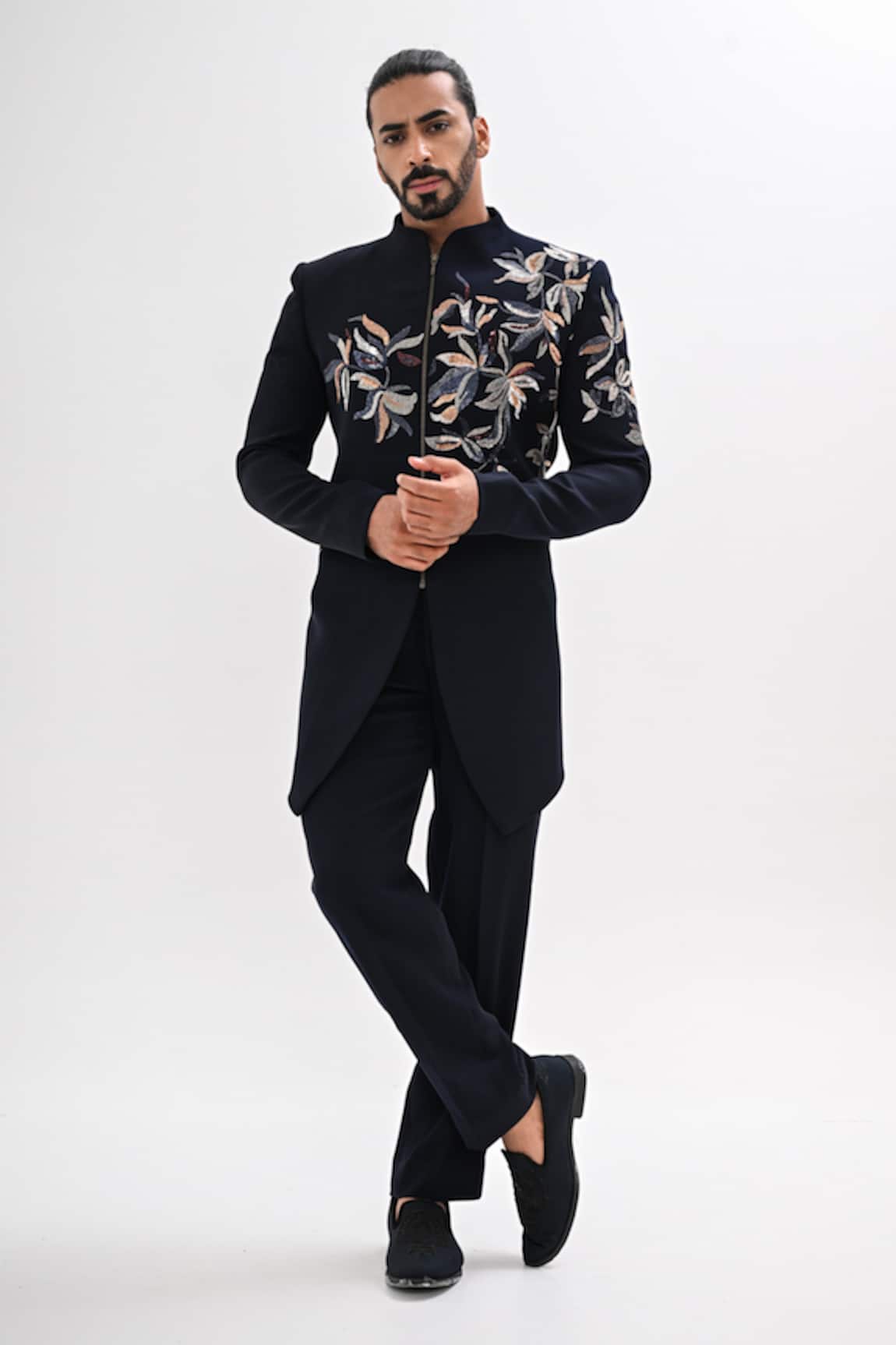 Kalpana Naik Nazeera Hand Embroidered Achkan Set 