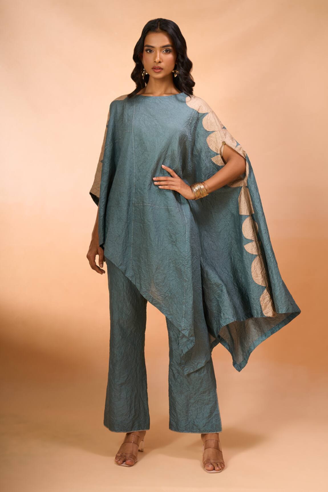 Divyam Mehta High Low Hem Kurta With Pant