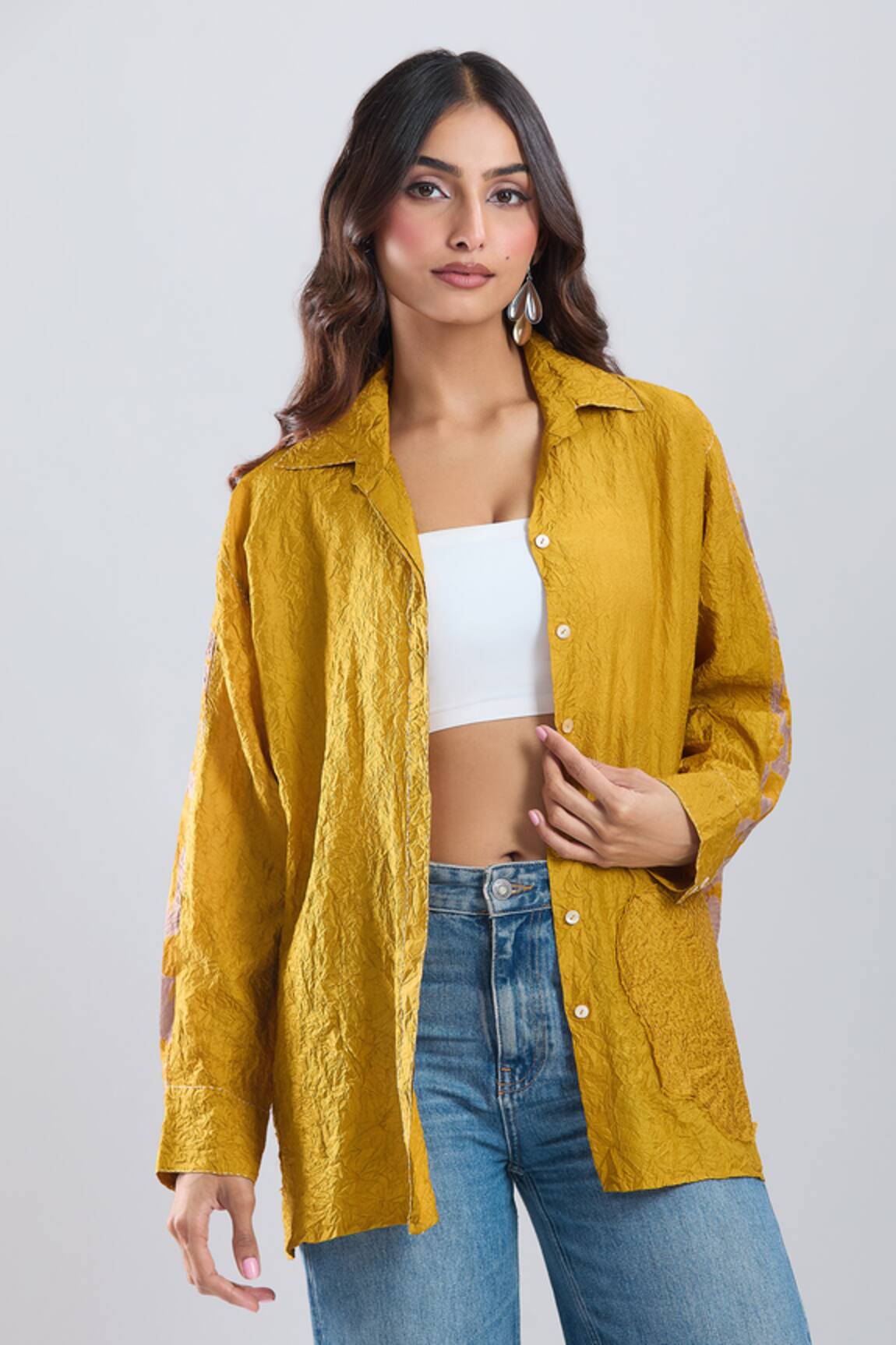 Divyam Mehta Bloom Placement Print Shirt