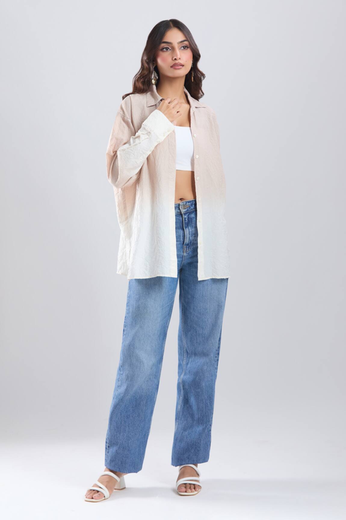 Divyam Mehta Ombre Full Sleeve Shirt