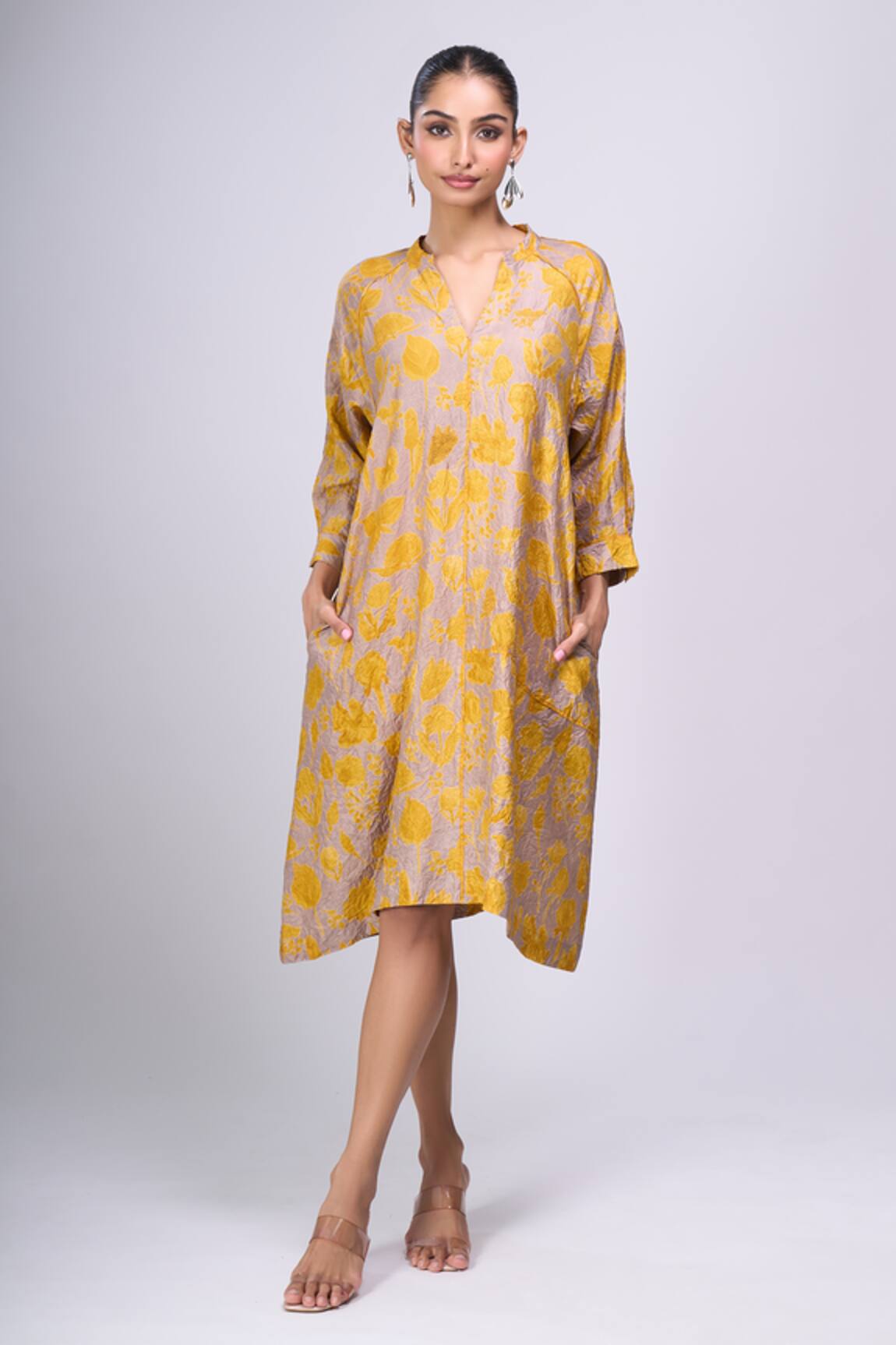 Divyam Mehta Bloom Print Dress