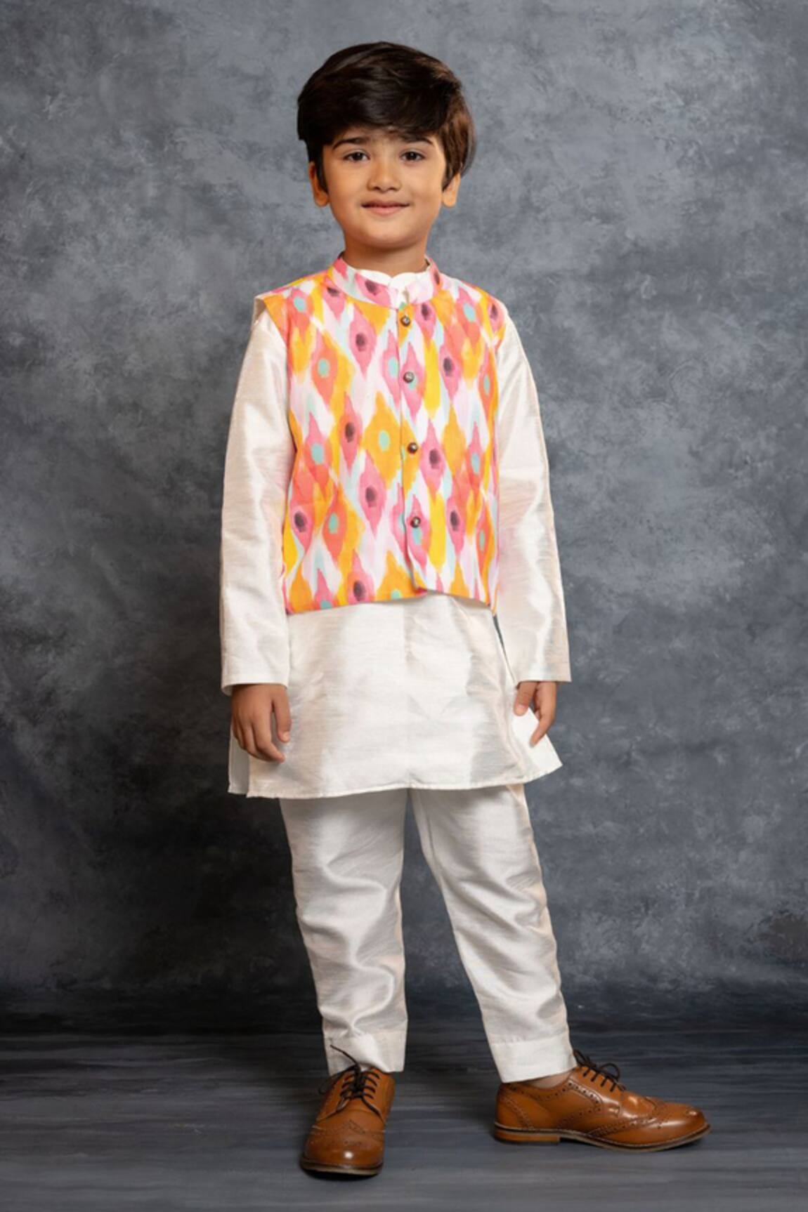 JILMIL DREAMWEAR Digital Print Bundi Set