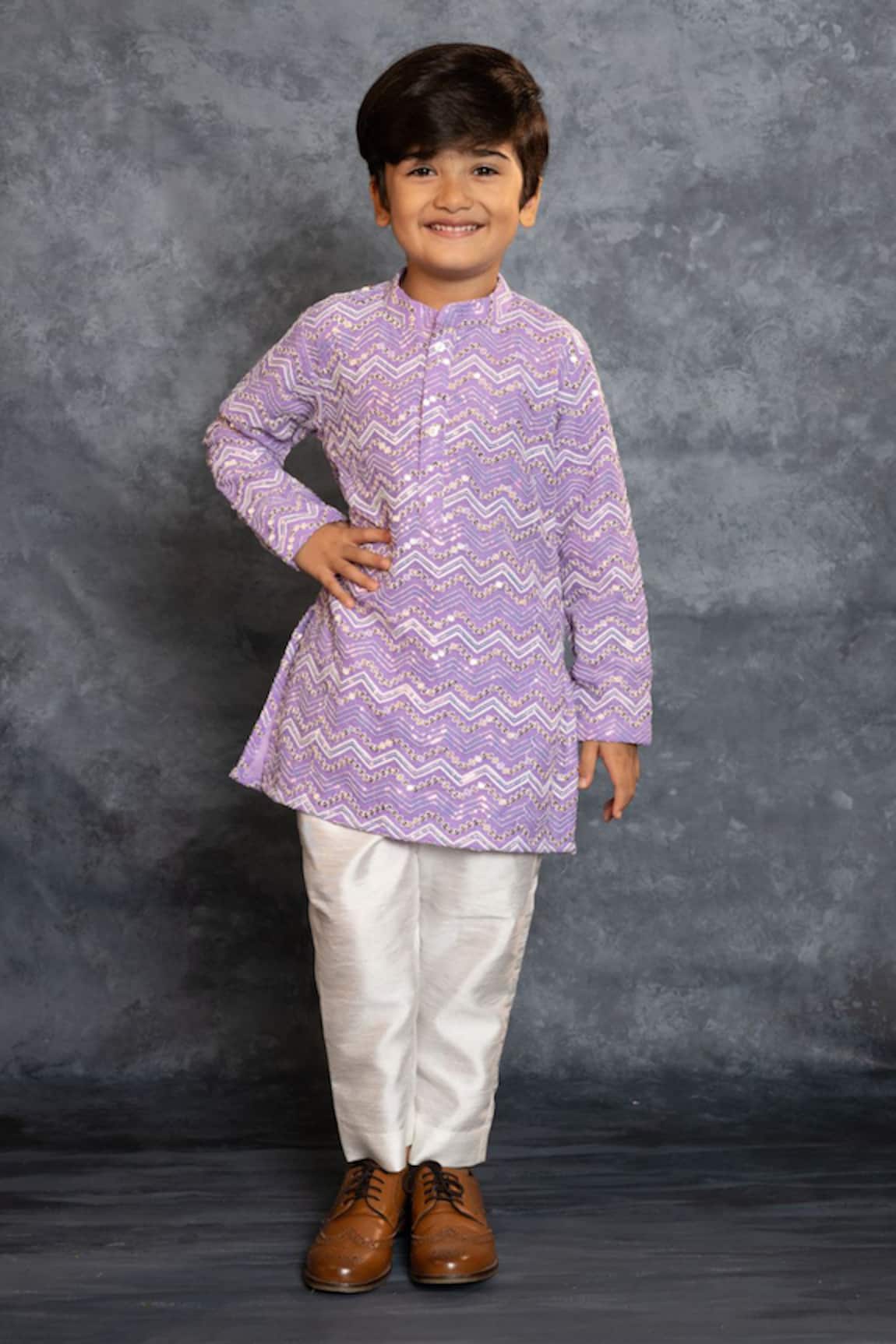 JILMIL DREAMWEAR Embroidered Georgette Kurta & Pant Set