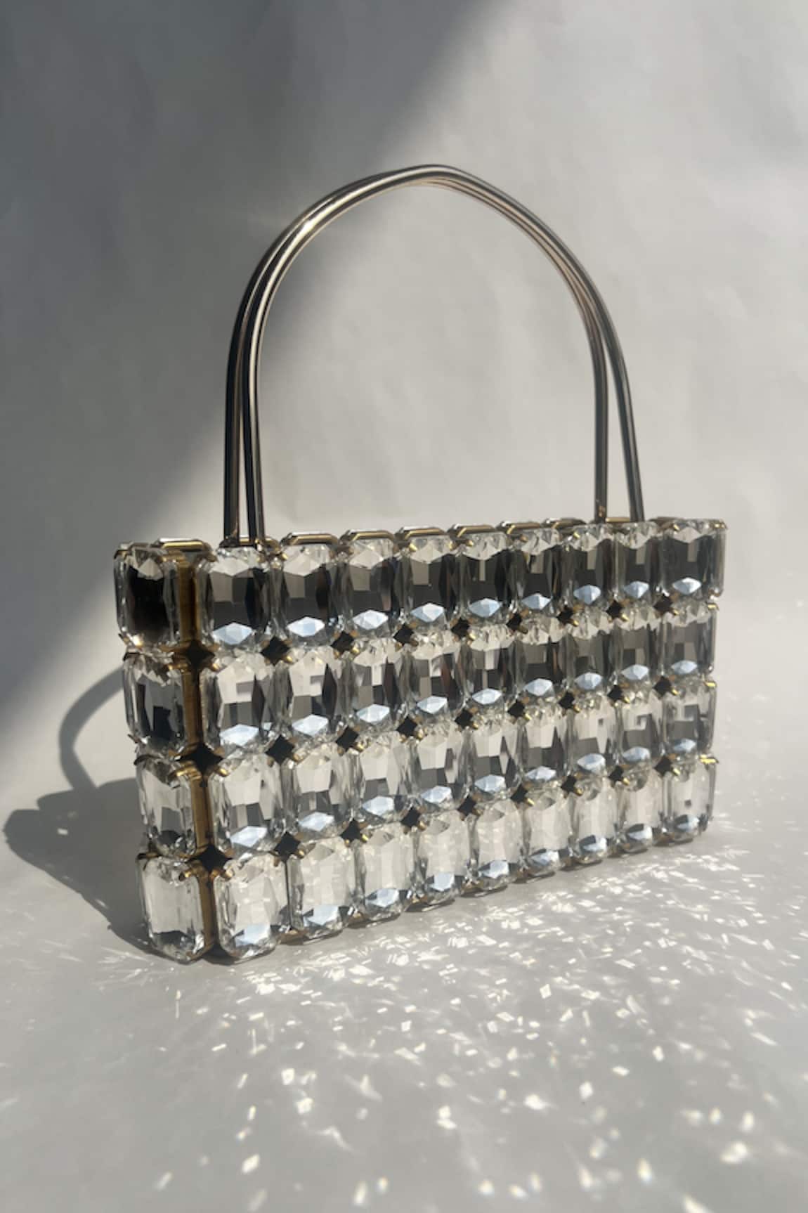 Rubilon Aurora Crystal Embellished Clutch 