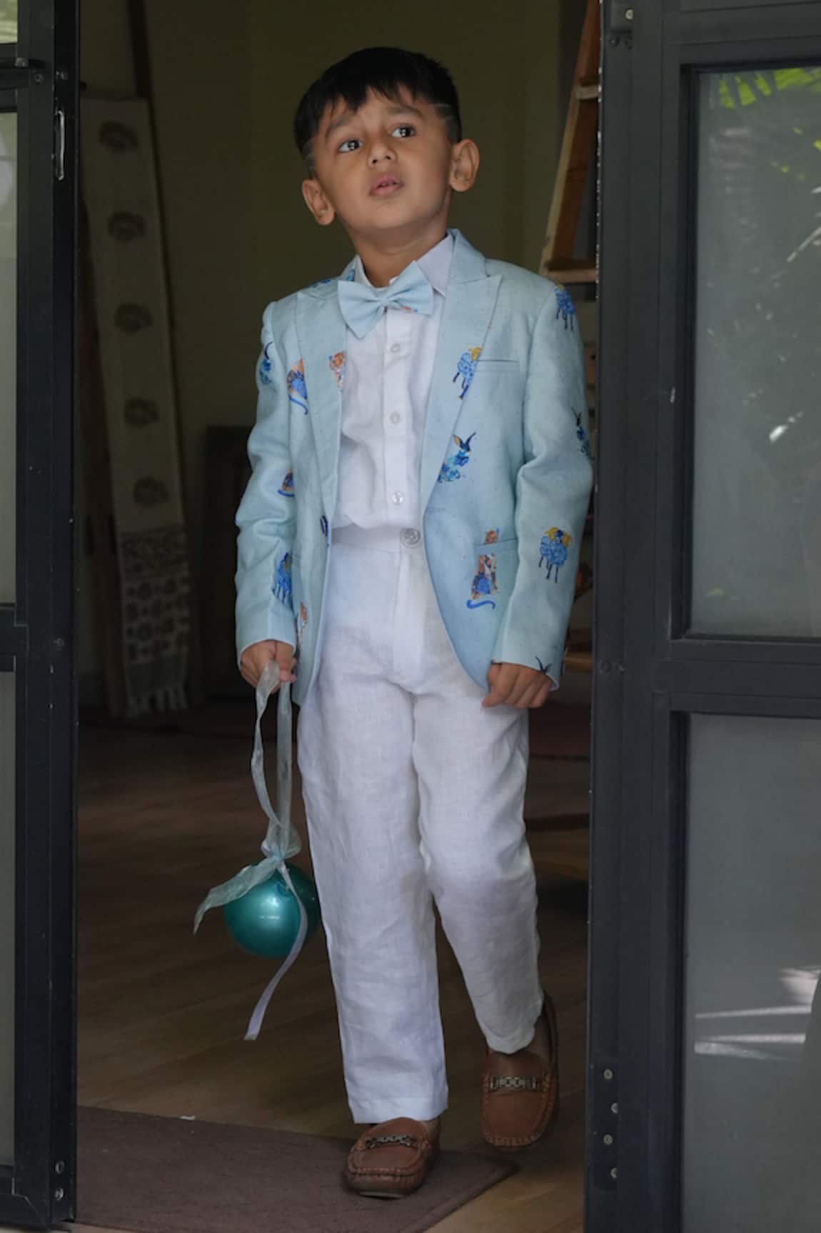 Funny Bones Clothings Royal Toika Pure Linen Blazer Set 