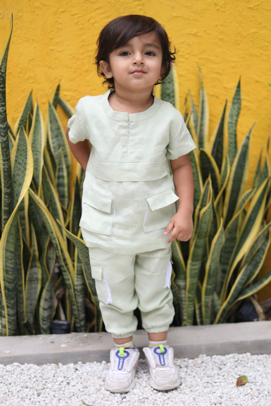 Funny Bones Clothings Linen Shirt With Trouser