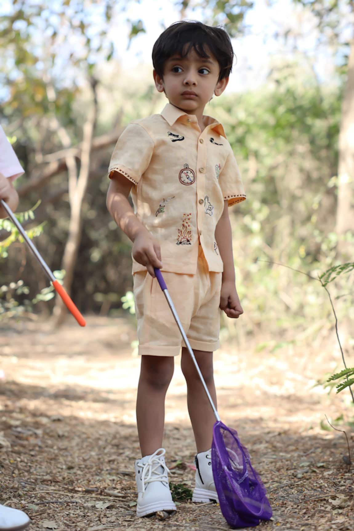 Funny Bones Clothings Printed Shorts Set 