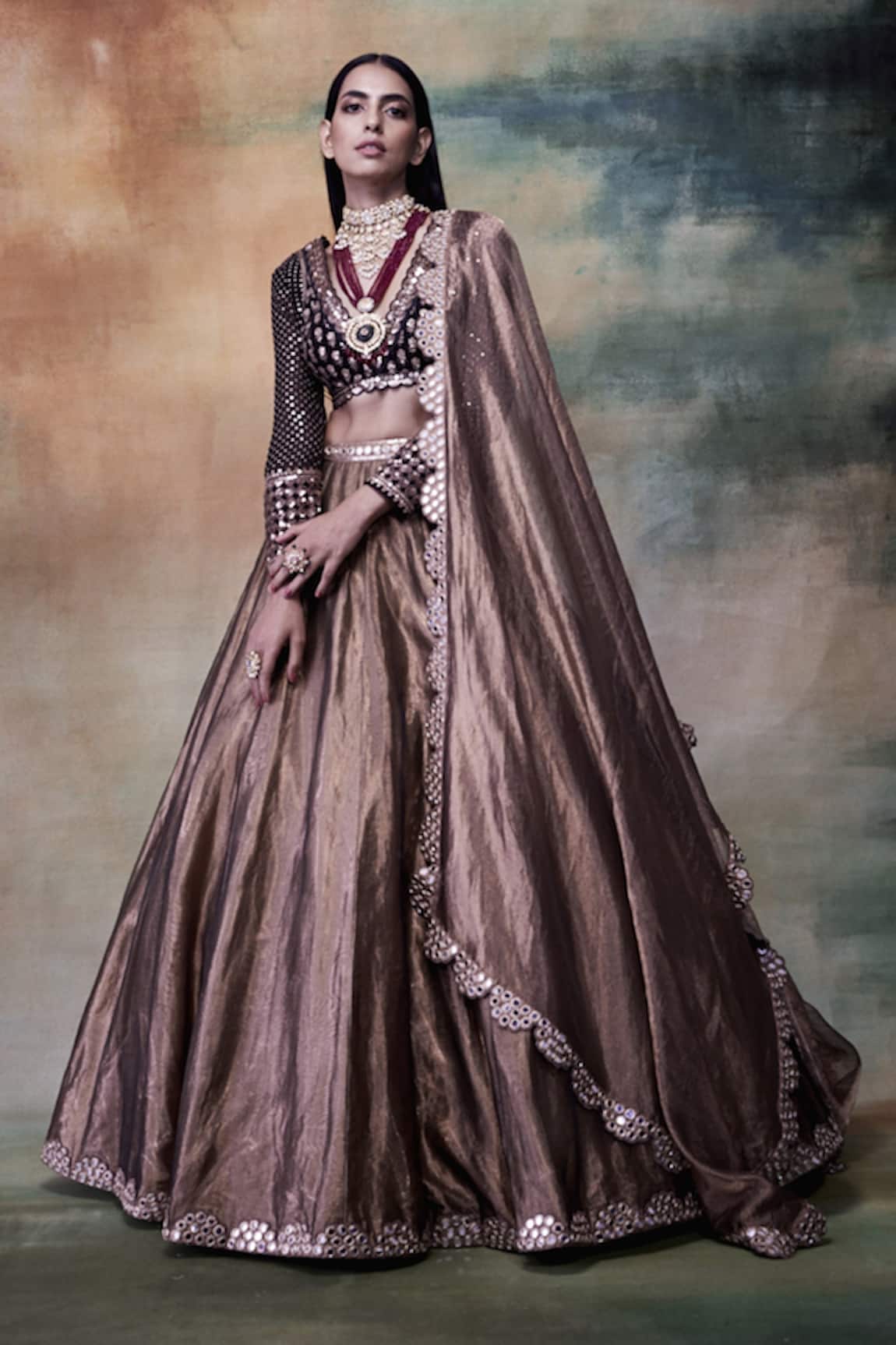 Vvani By Vani Vats Embroidered Bridal Lehenga Set