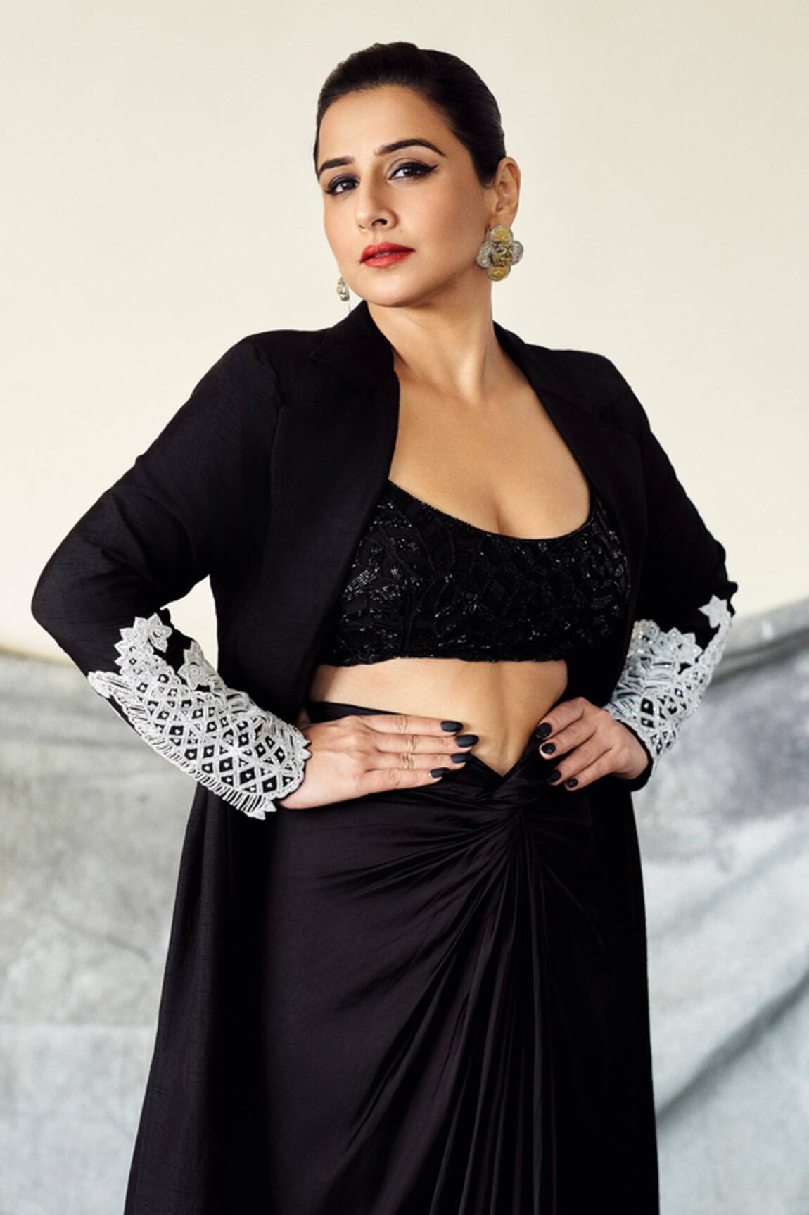 Ashutosh Joshi Placement Embroidered Jacket & Skirt Set