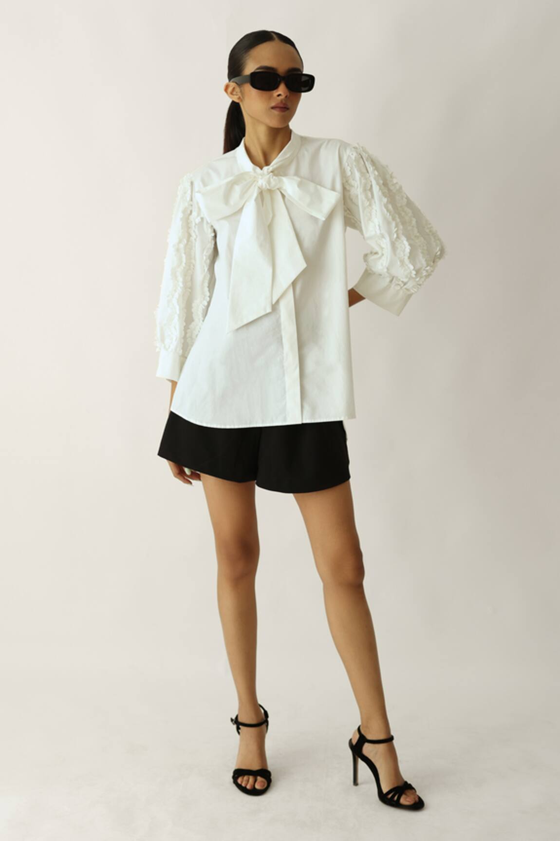 Studio Moda India The Flutter Bow Shirt