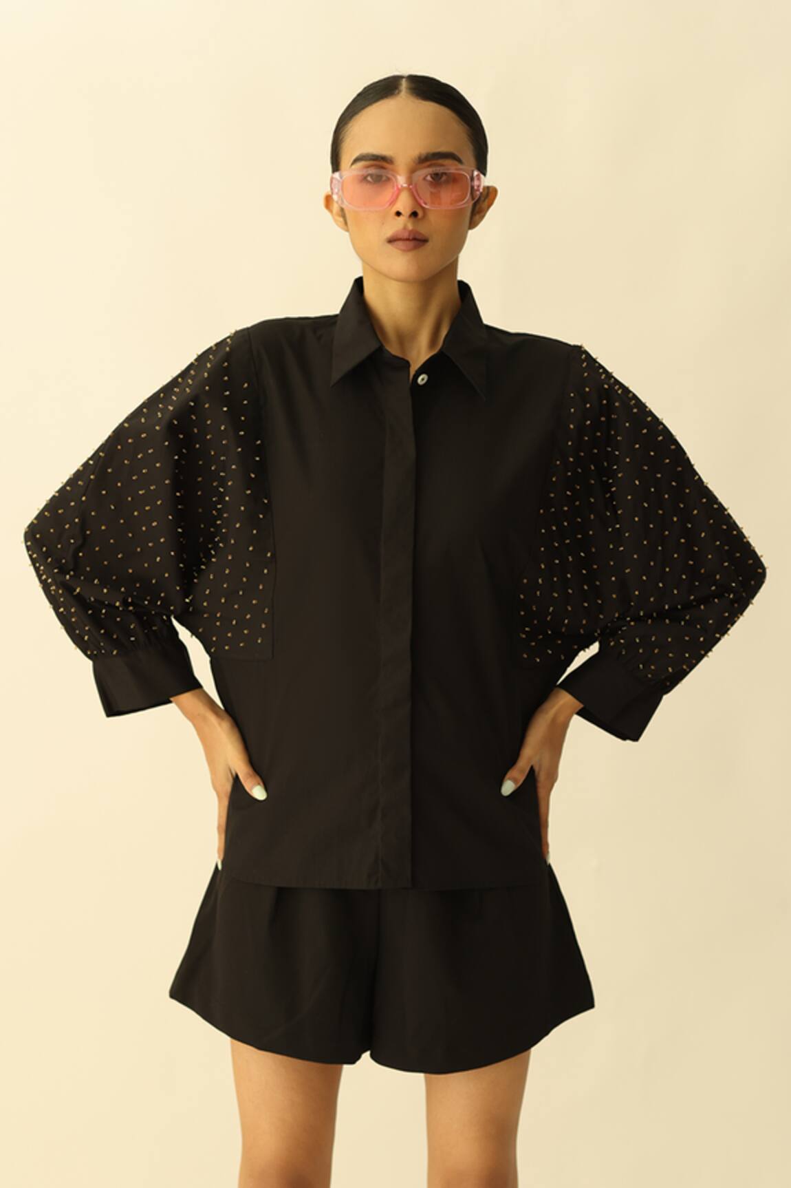 Studio Moda India The Gilded Bead Work Shirt