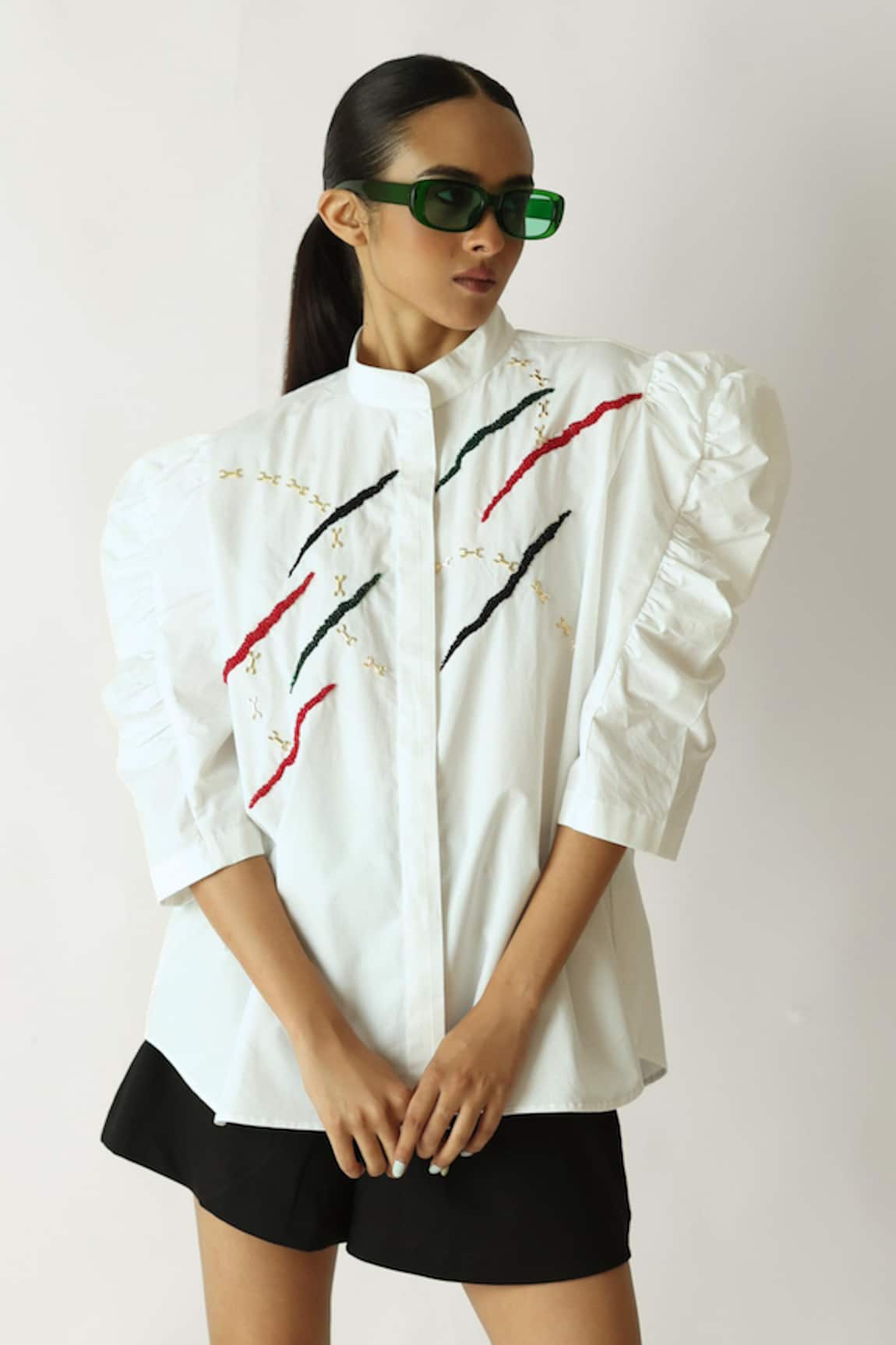 Studio Moda India The Rill Puff Sleeve Shirt