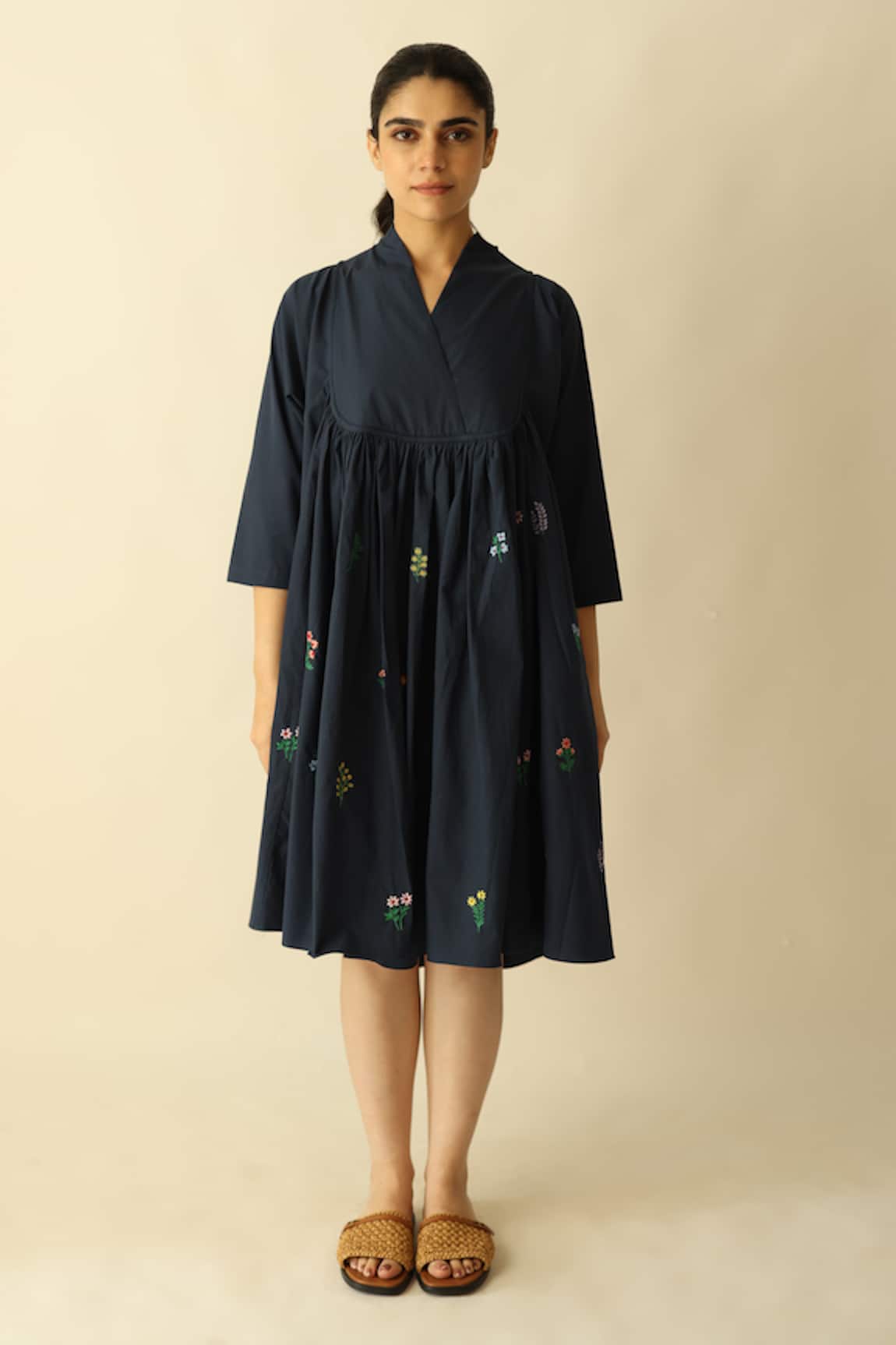 Studio Moda India The Bloomthread Embroidered Dress 