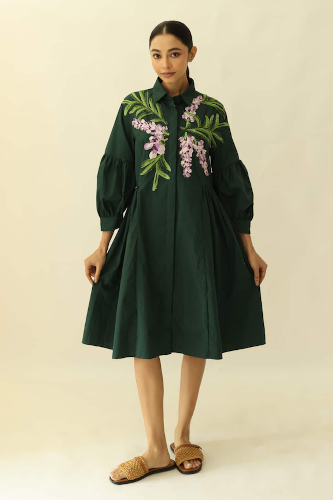 Studio Moda India The Florent Embroidered Dress 