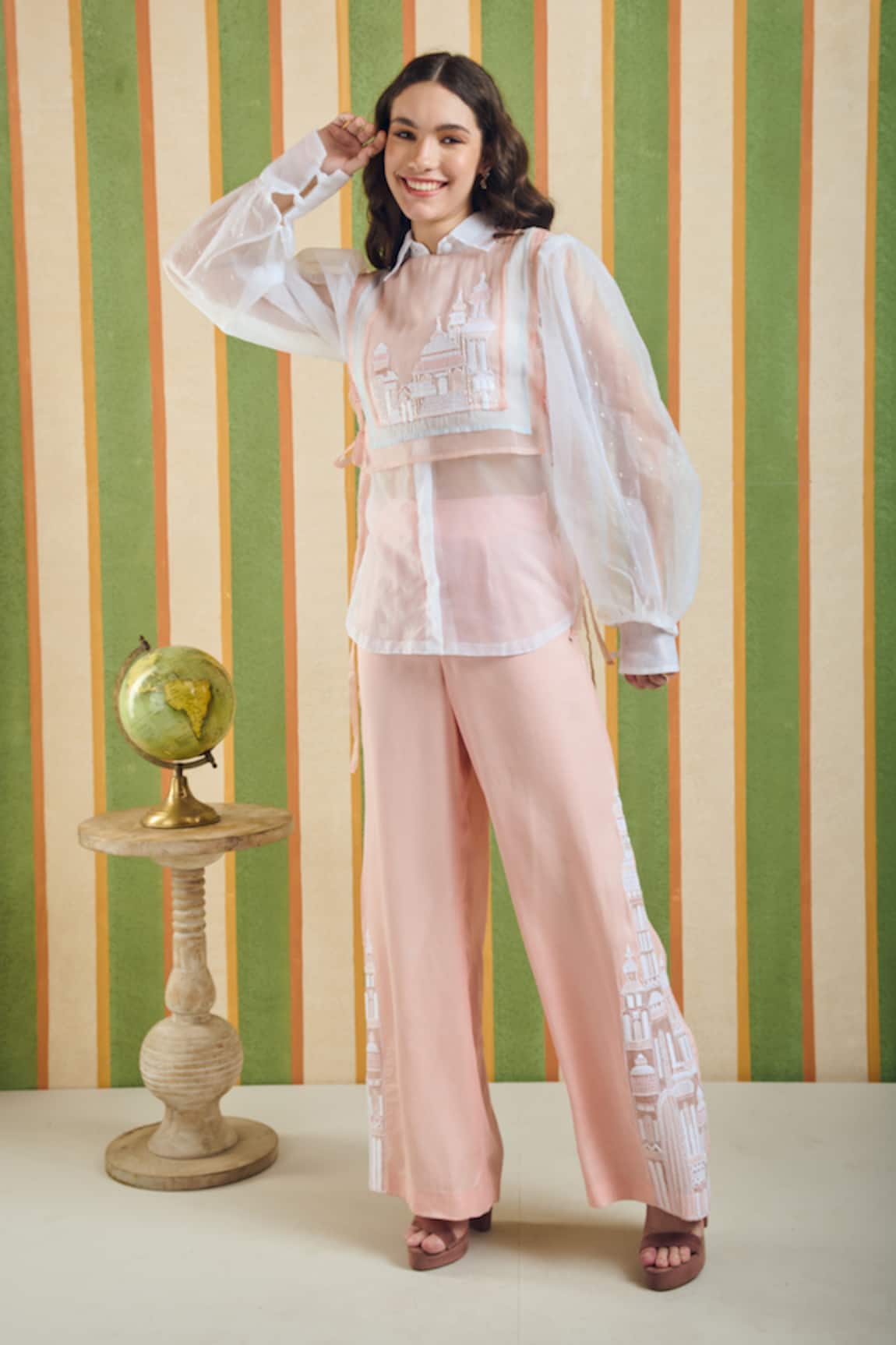 Orthodox Architectural Domes Embroidered Top