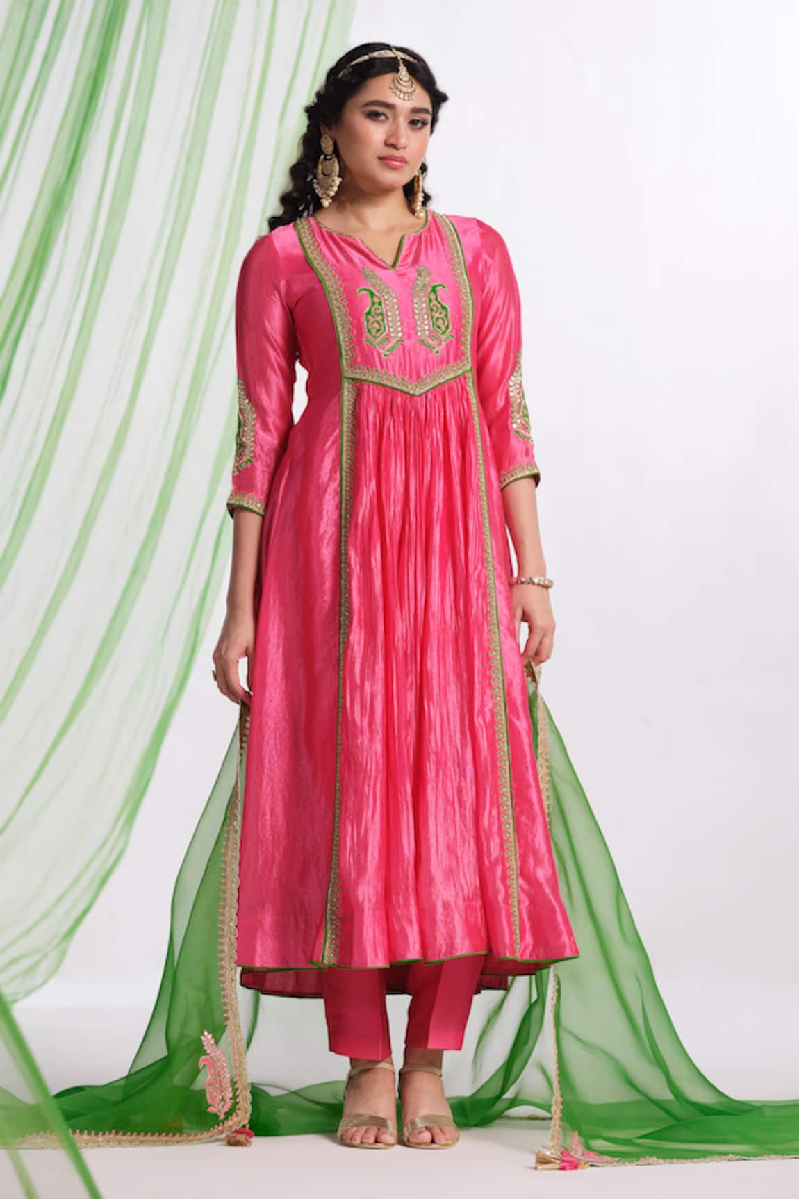 Almaari By Pooja Patel Rangmanch Embroidered Anarkali Set