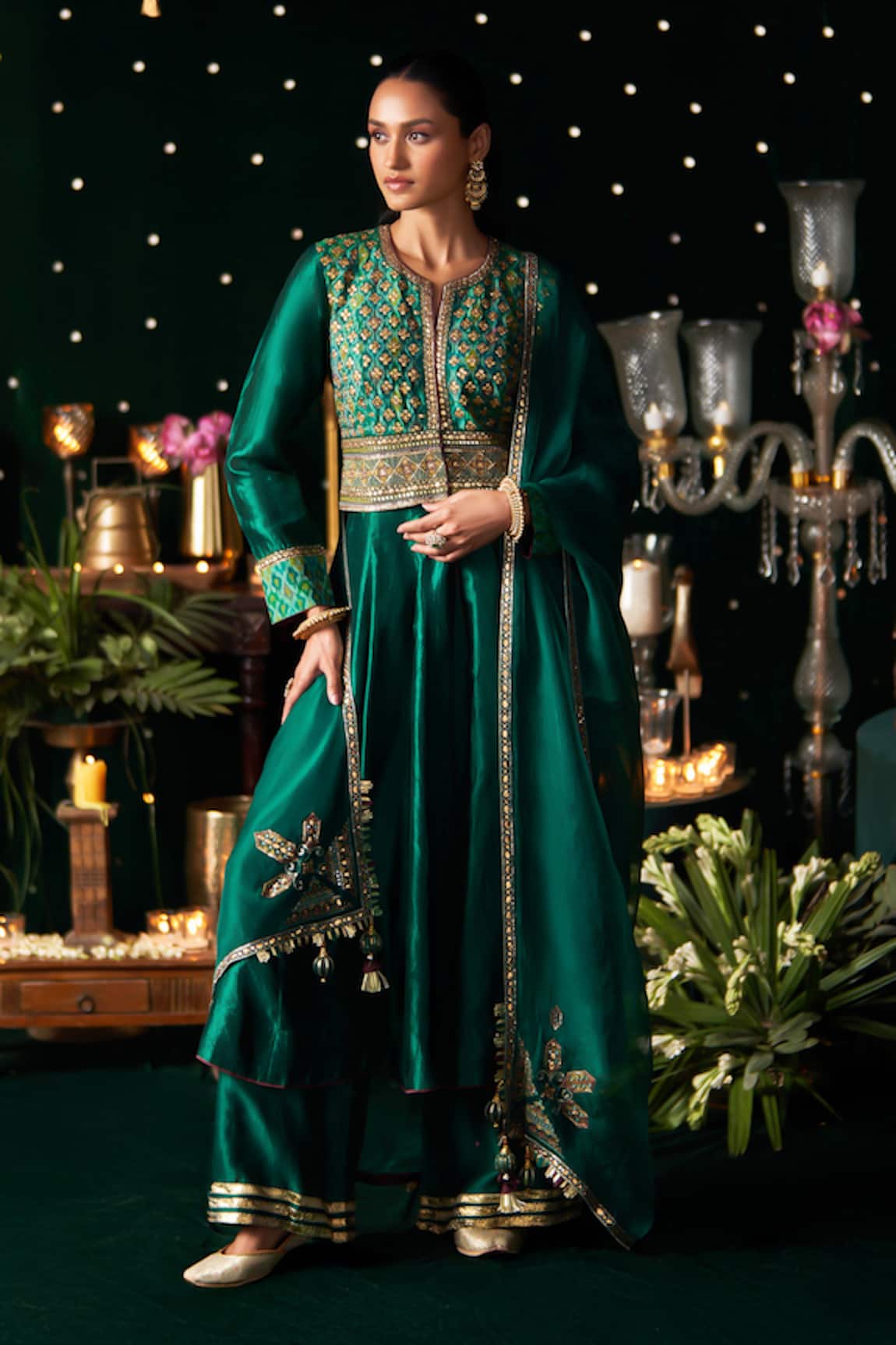 Almaari By Pooja Patel Dholak Embroidered Anarkali Set