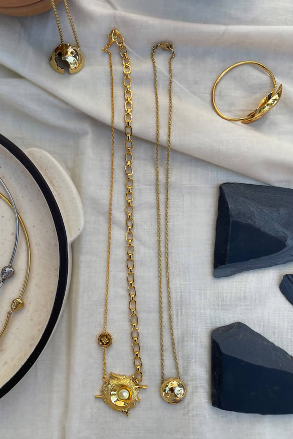 KEFI-CO Alba Gold Pendant Chain