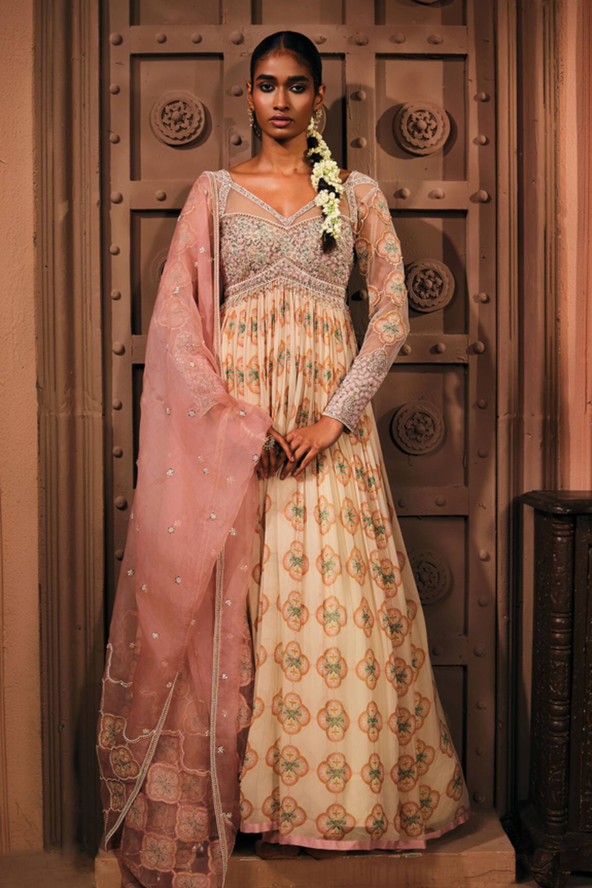 Mukta Sabharwal Gulnaar Printed Anarkali Set 