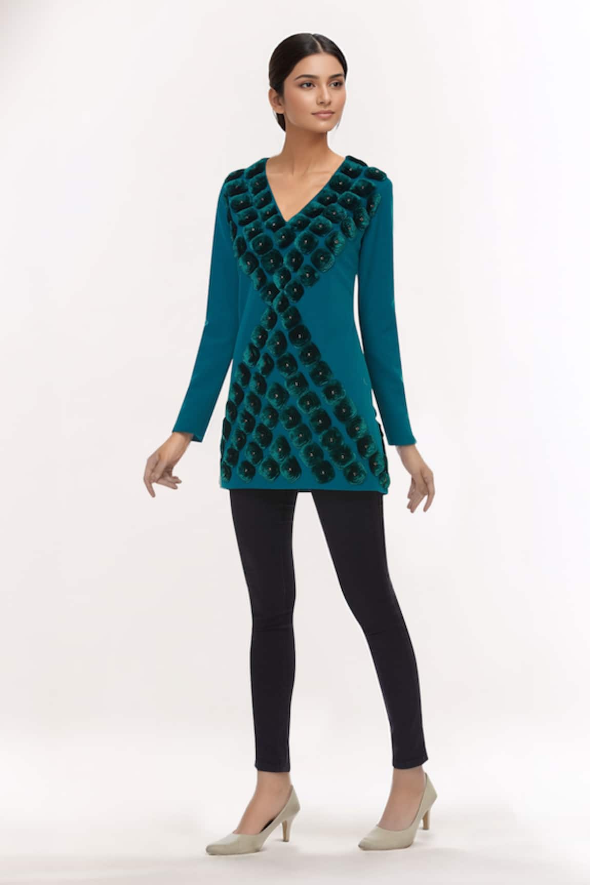 Urvashi Joneja Embroidered Top