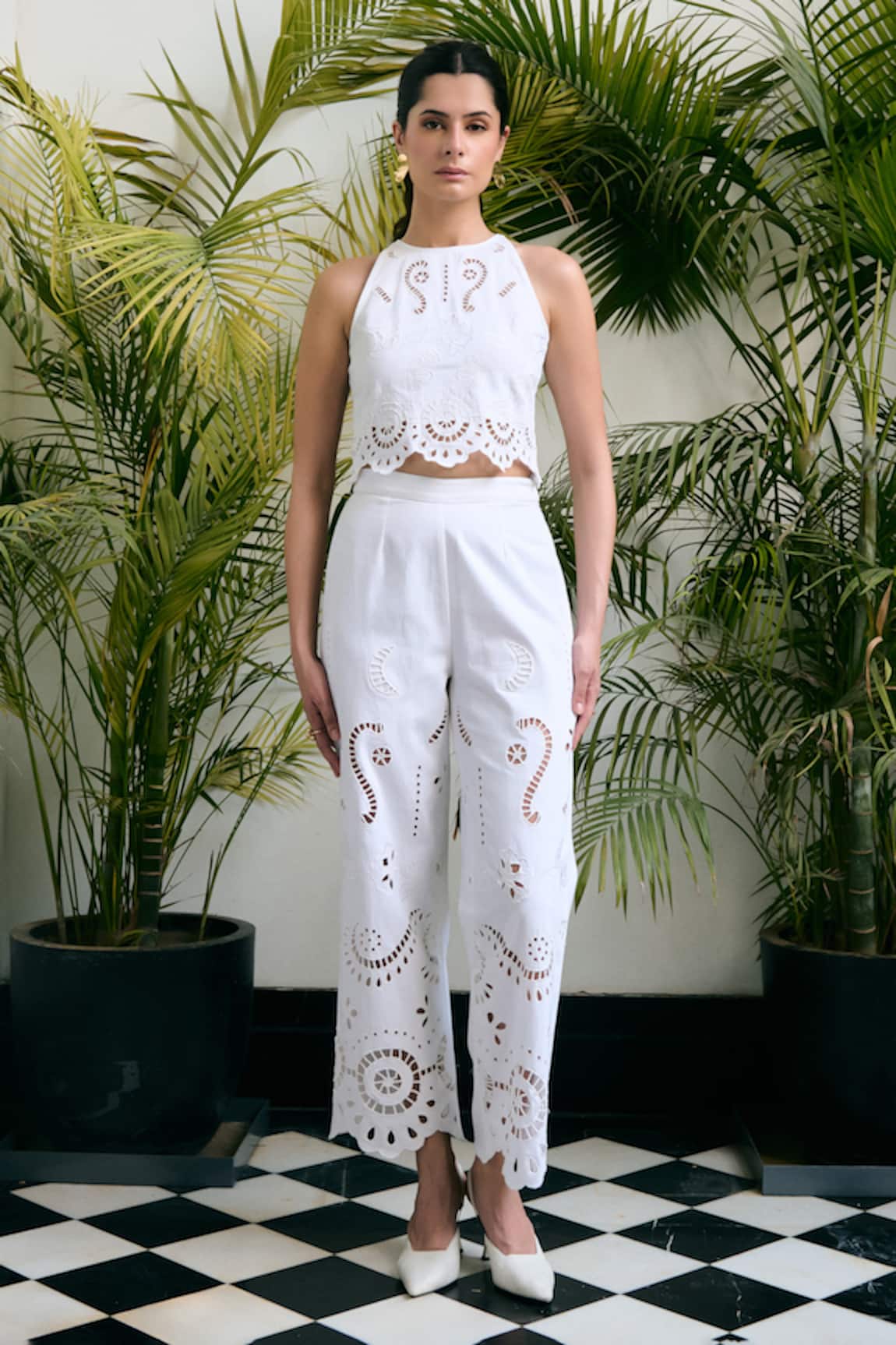 Kay Kay Veyra Top & Pant Co-ord Set 