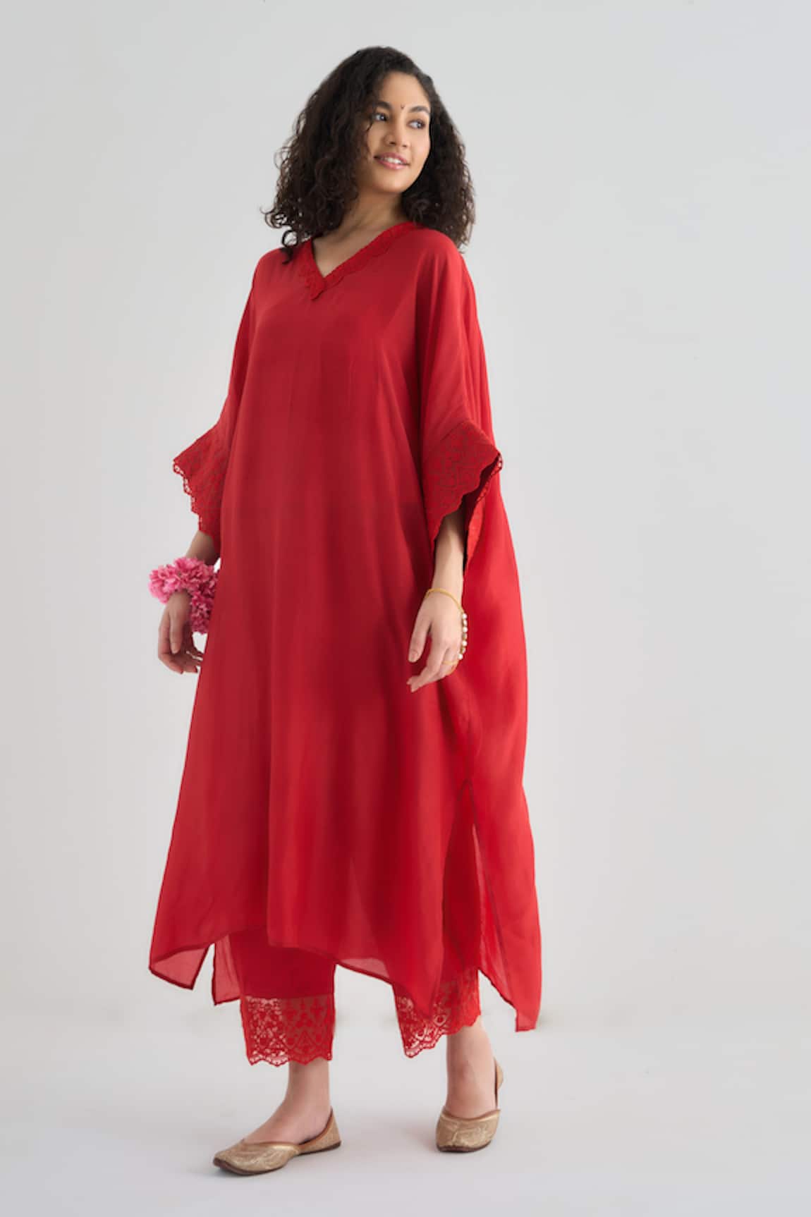 RAAS LIFE Cotton Silk Kaftan Kurta 