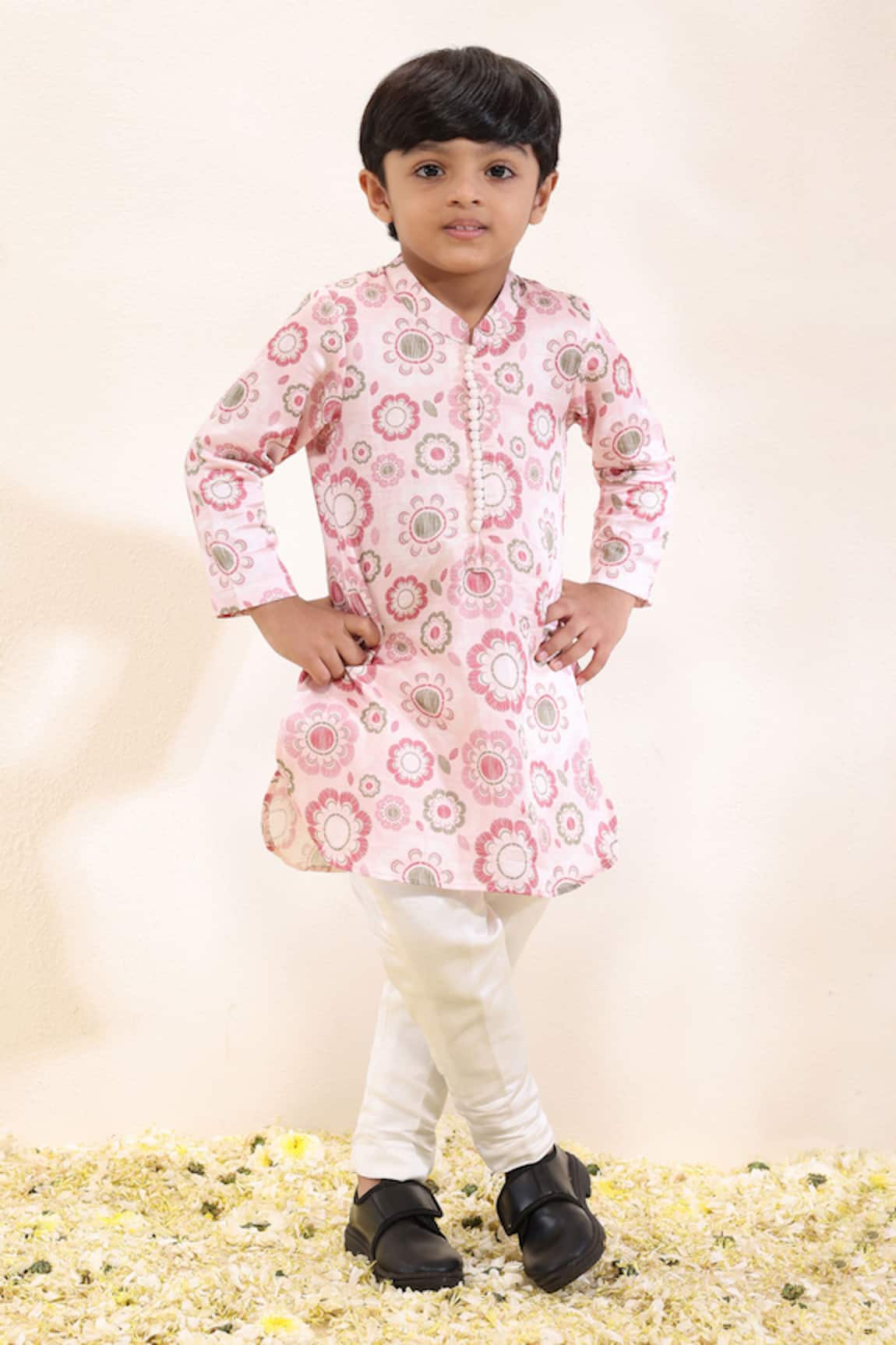 Neha Gursahani Printed Kurta & Narrow Pant Set