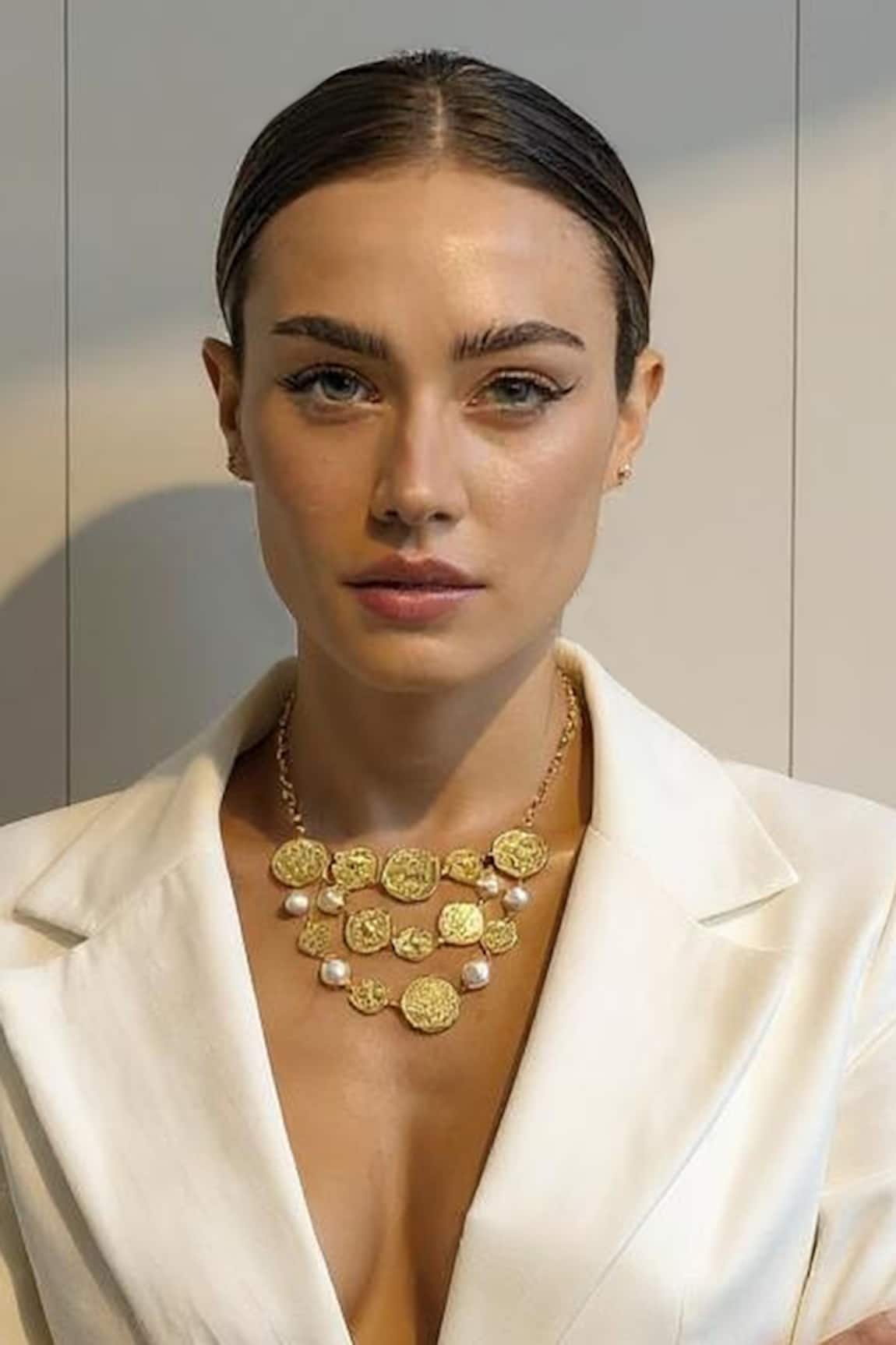 Mnsh Shakti Stardust Coin Choker