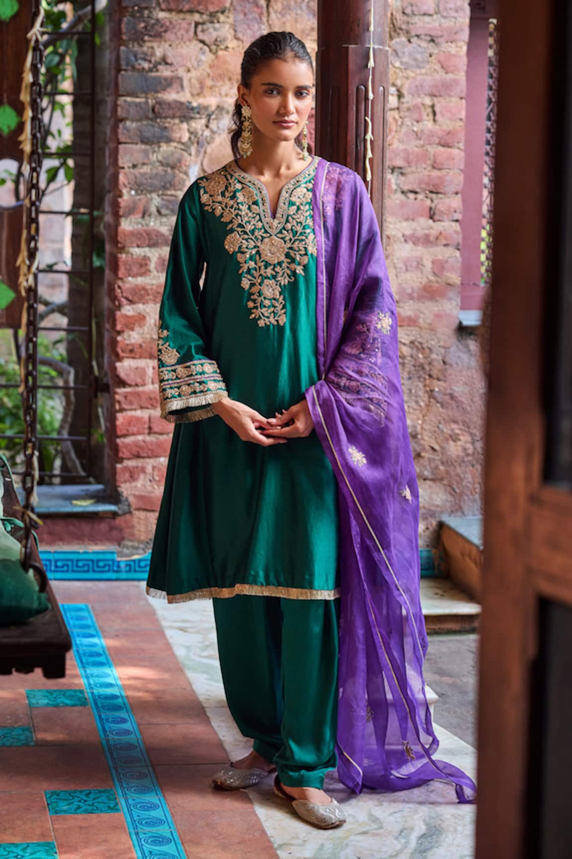 Dohr India Kainat A-Line Kurta Salwar Set