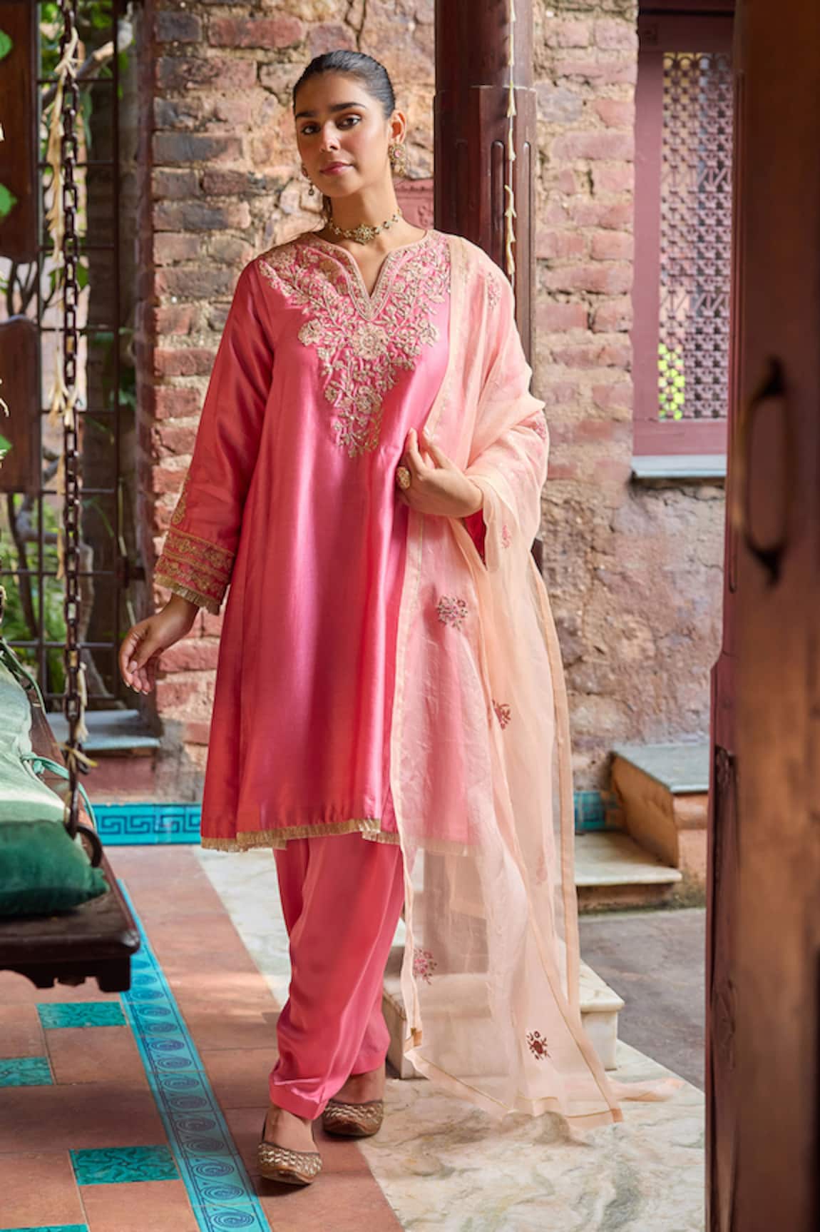 Dohr India Kainat A-Line Kurta Salwar Set