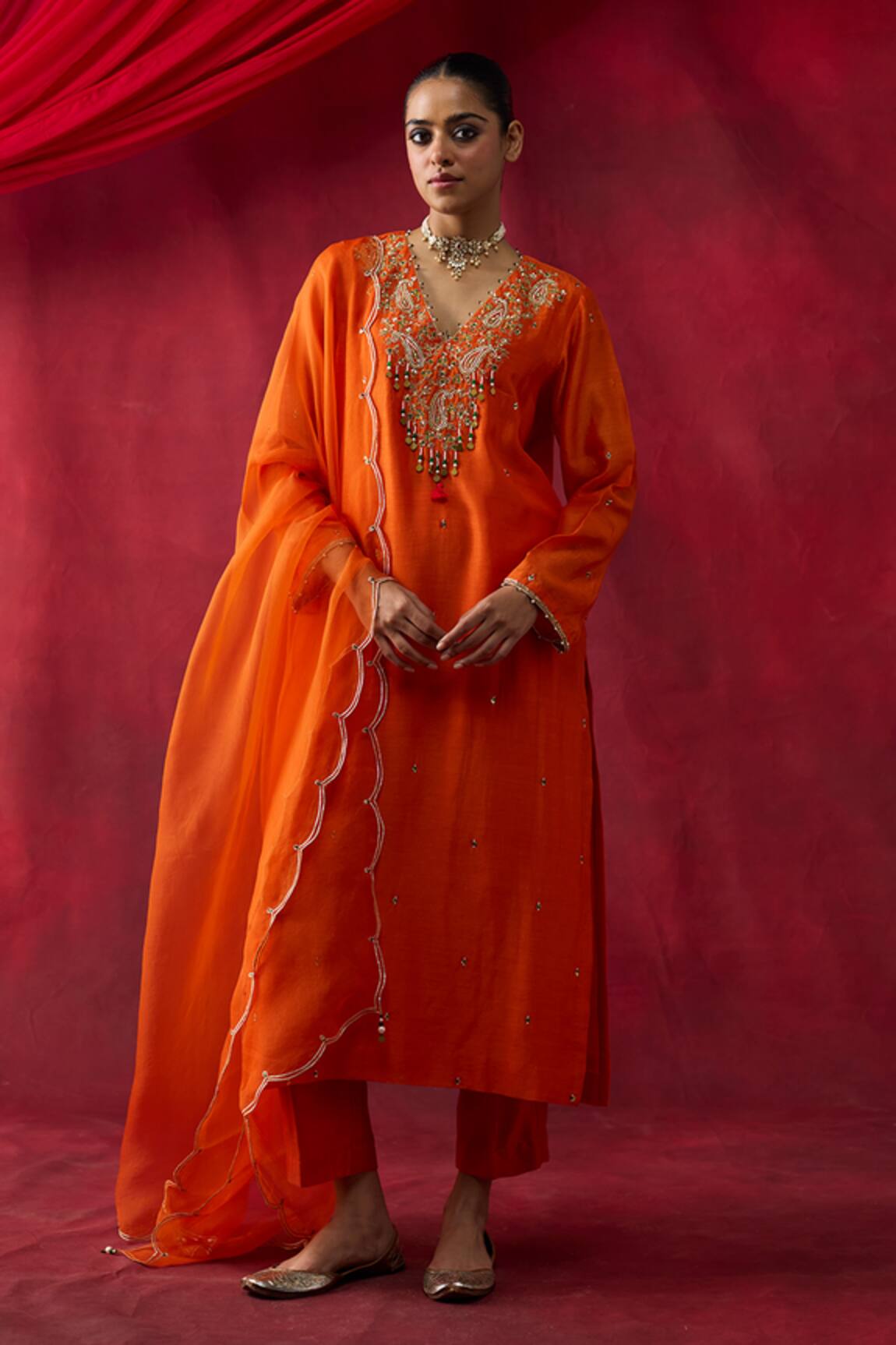 Shikha Mehta Aashvi Embroidered Kurta Set