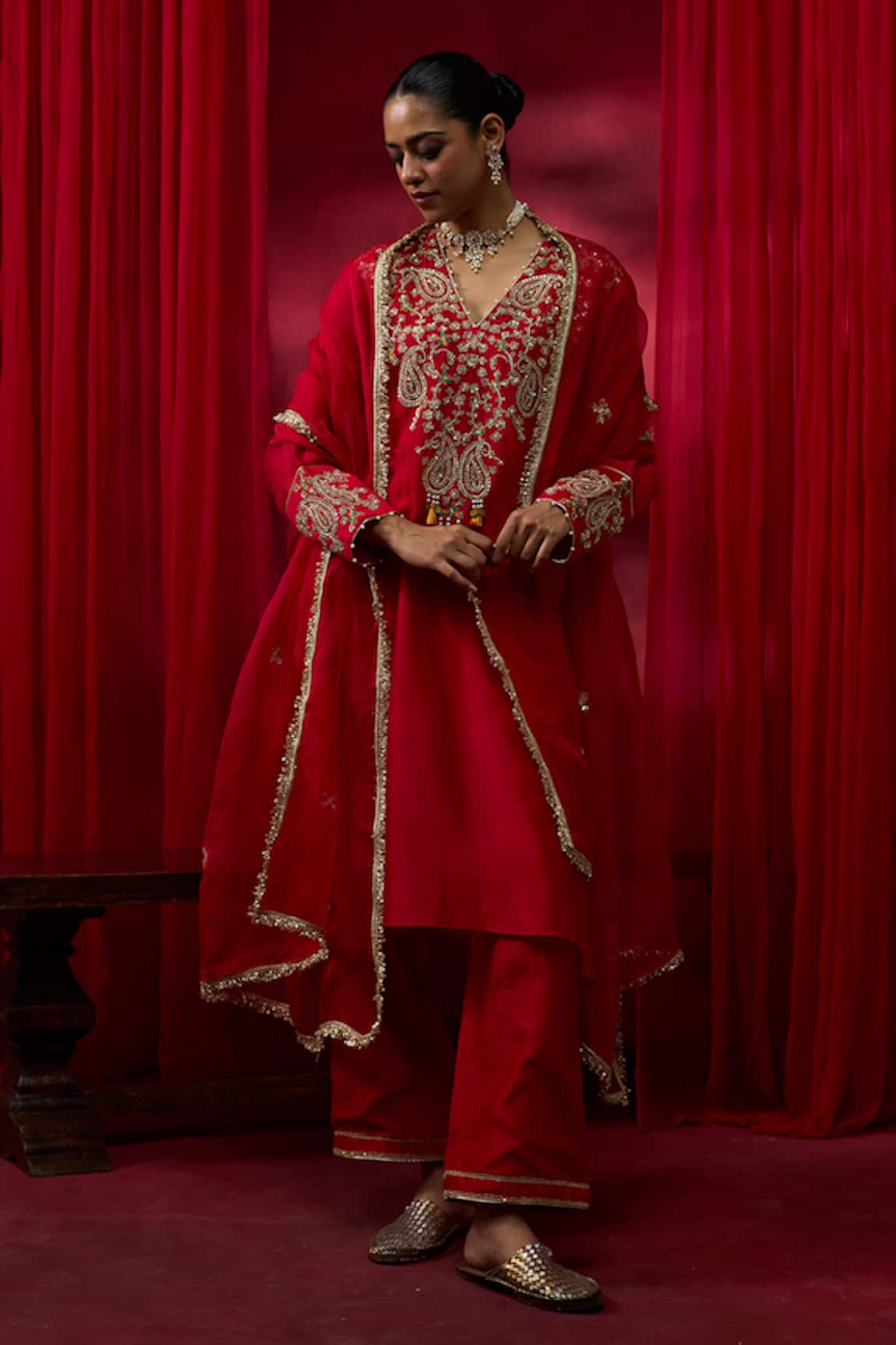 Shikha Mehta Kiara Embroidered Kurta Set