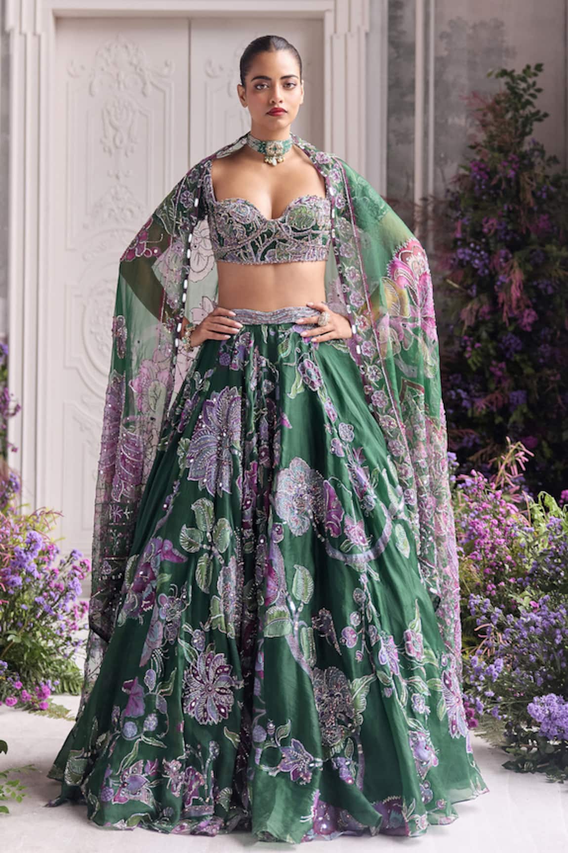 Mahima Mahajan Adaia Embroidered Lehenga Set