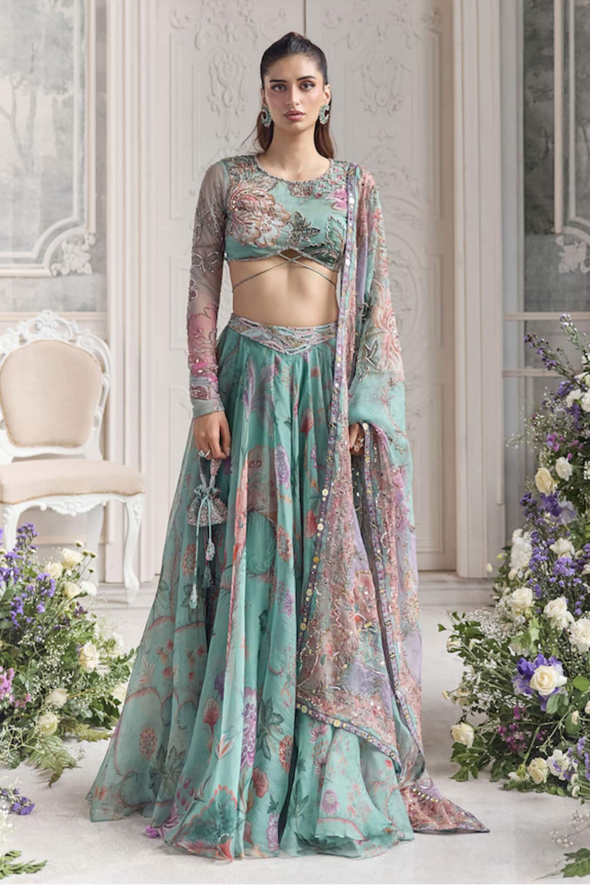 Mahima Mahajan Ayat Floral Printed Lehenga Set