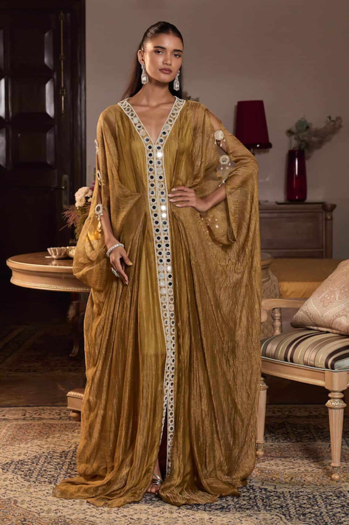 Seema Thukral Heer Embellished Draped Kaftan