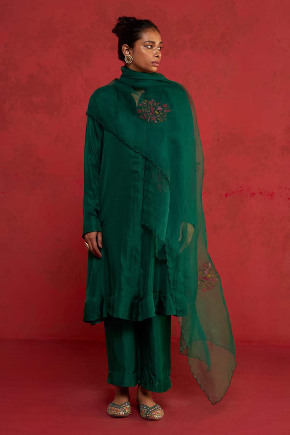 Rhua Handwoven Silk Kurta Set