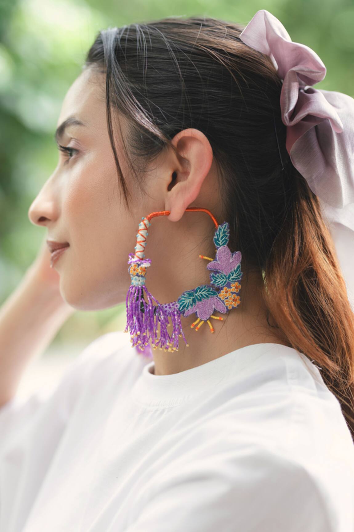 Krutiarts Urmila Embroidered Earrings 