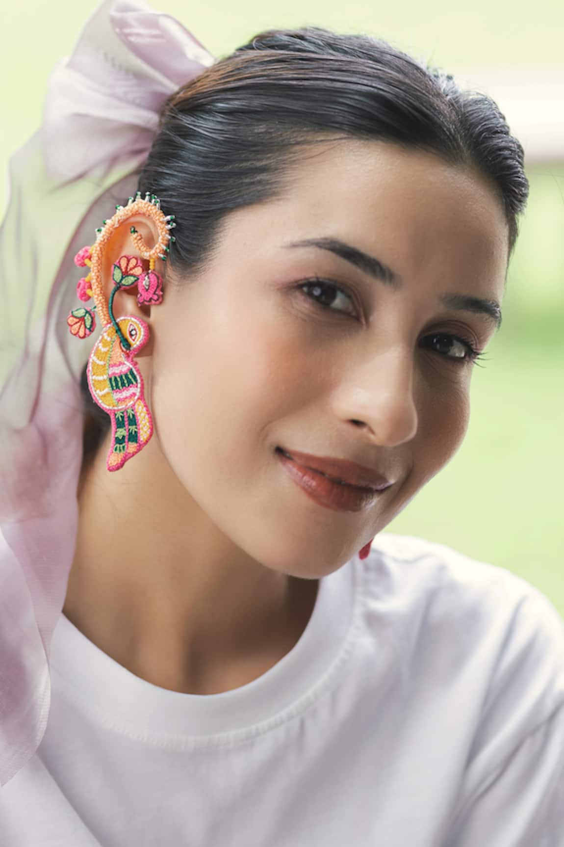 Krutiarts Raveena Embroidered Earrings 