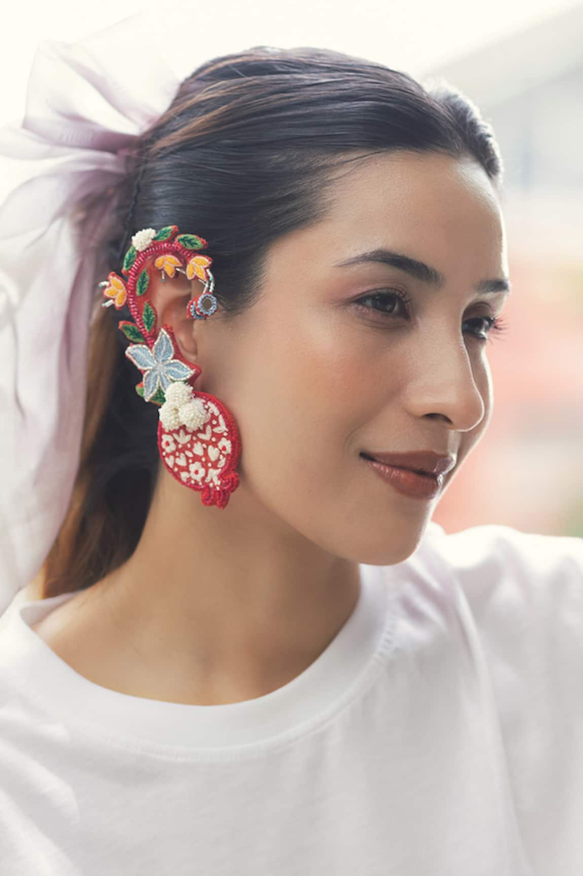 Krutiarts Karishma Embroidered Earrings 