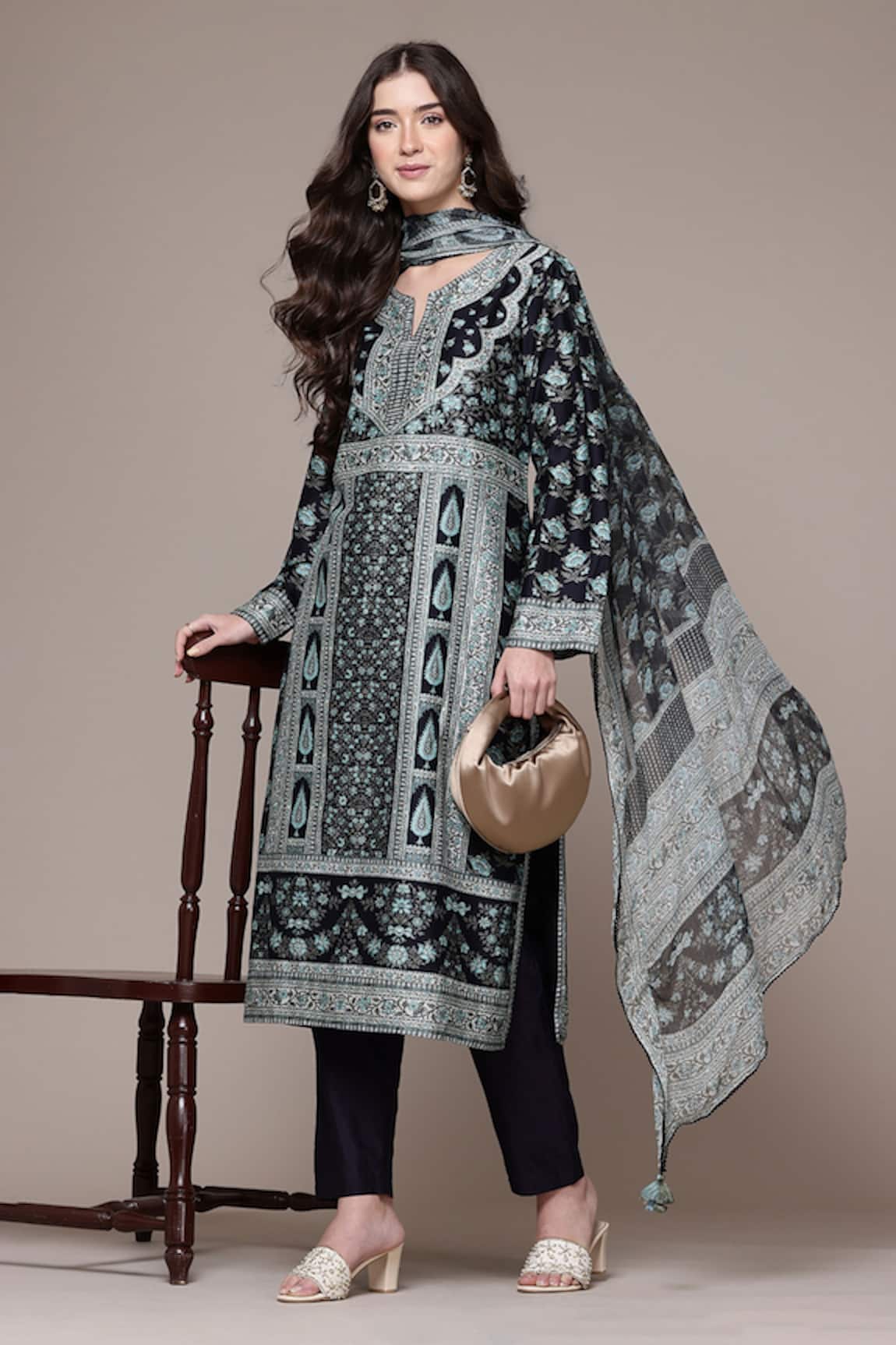 Ritu Kumar Inayat Floral Print Kurta Set 