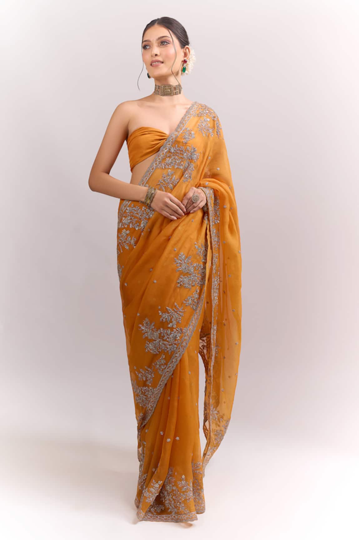 Anushree Reddy Inayat Saree With Unstitched Blouse Piece 