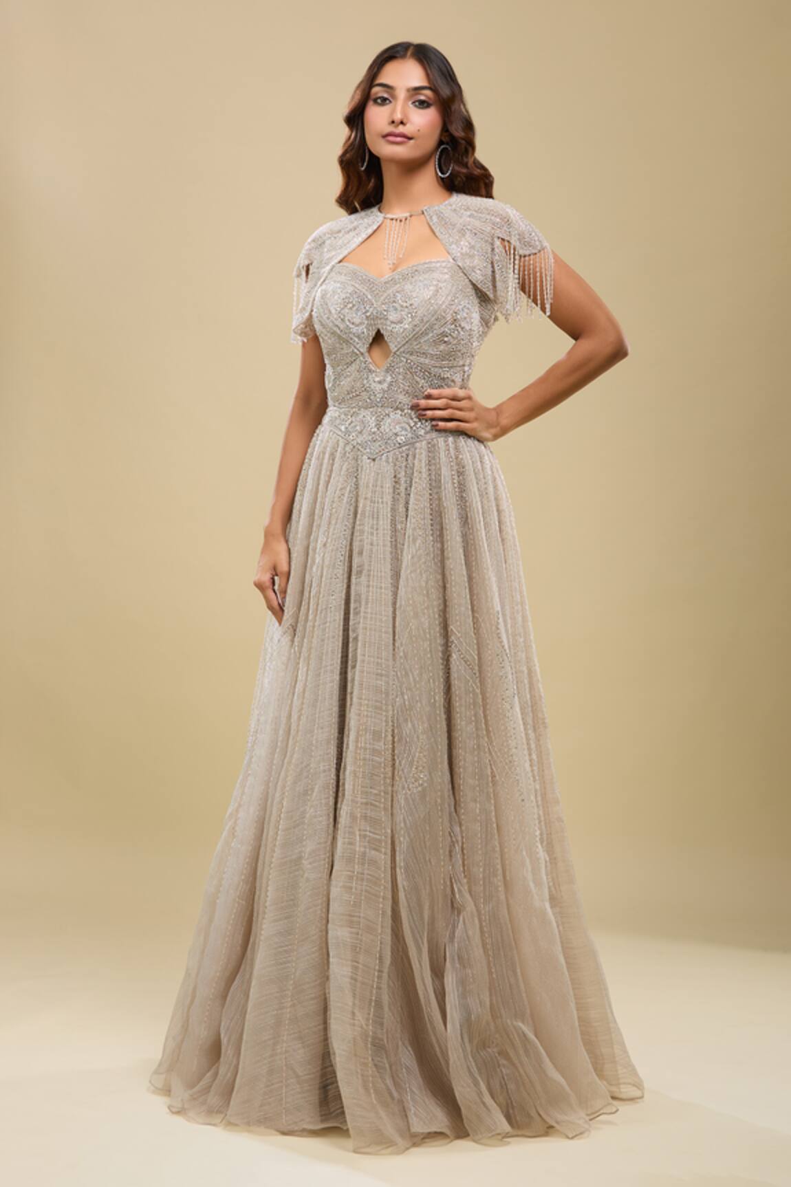 Azeera Embroidered Gown 